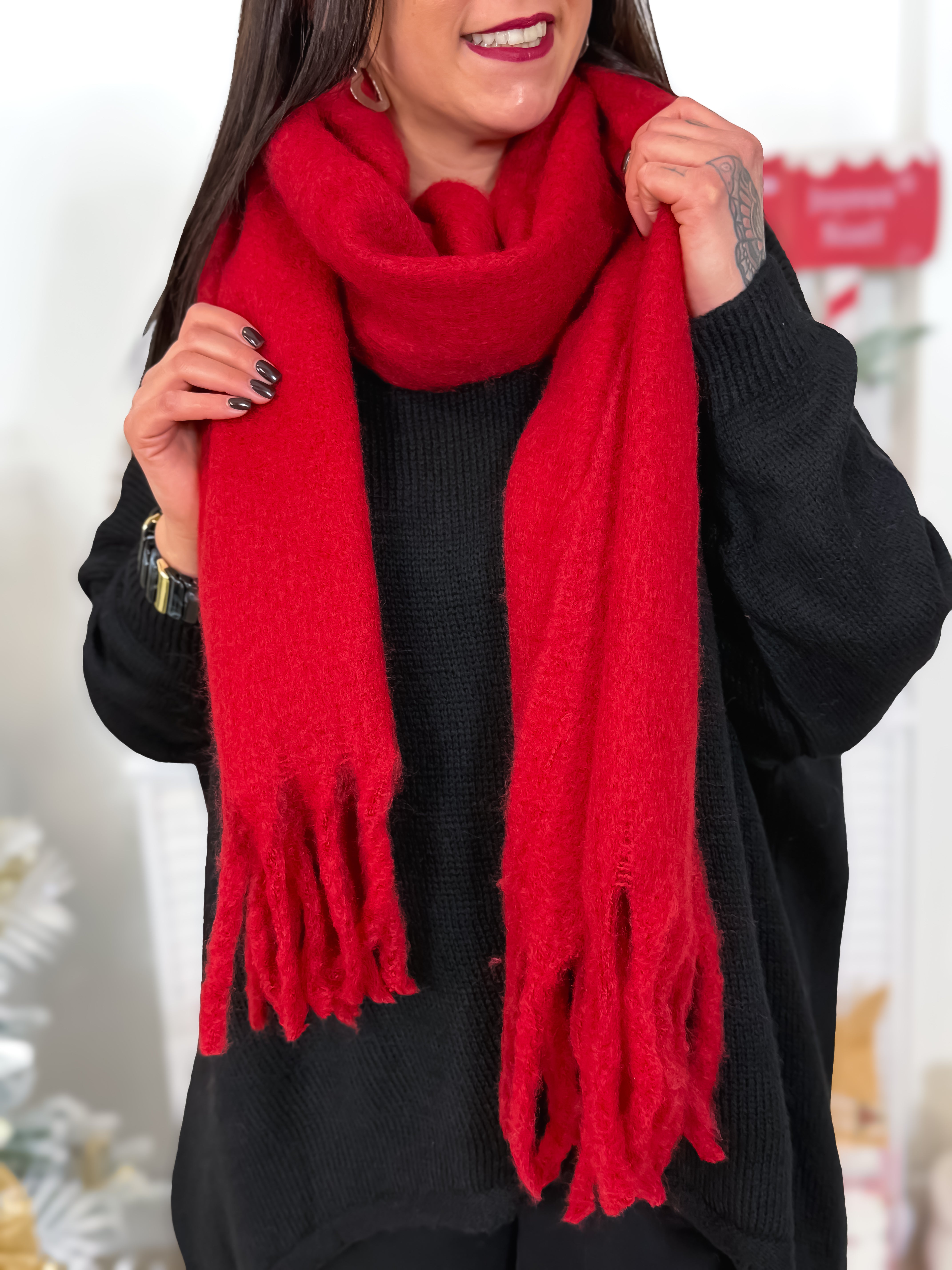 3. Écharpe - Nina rouge