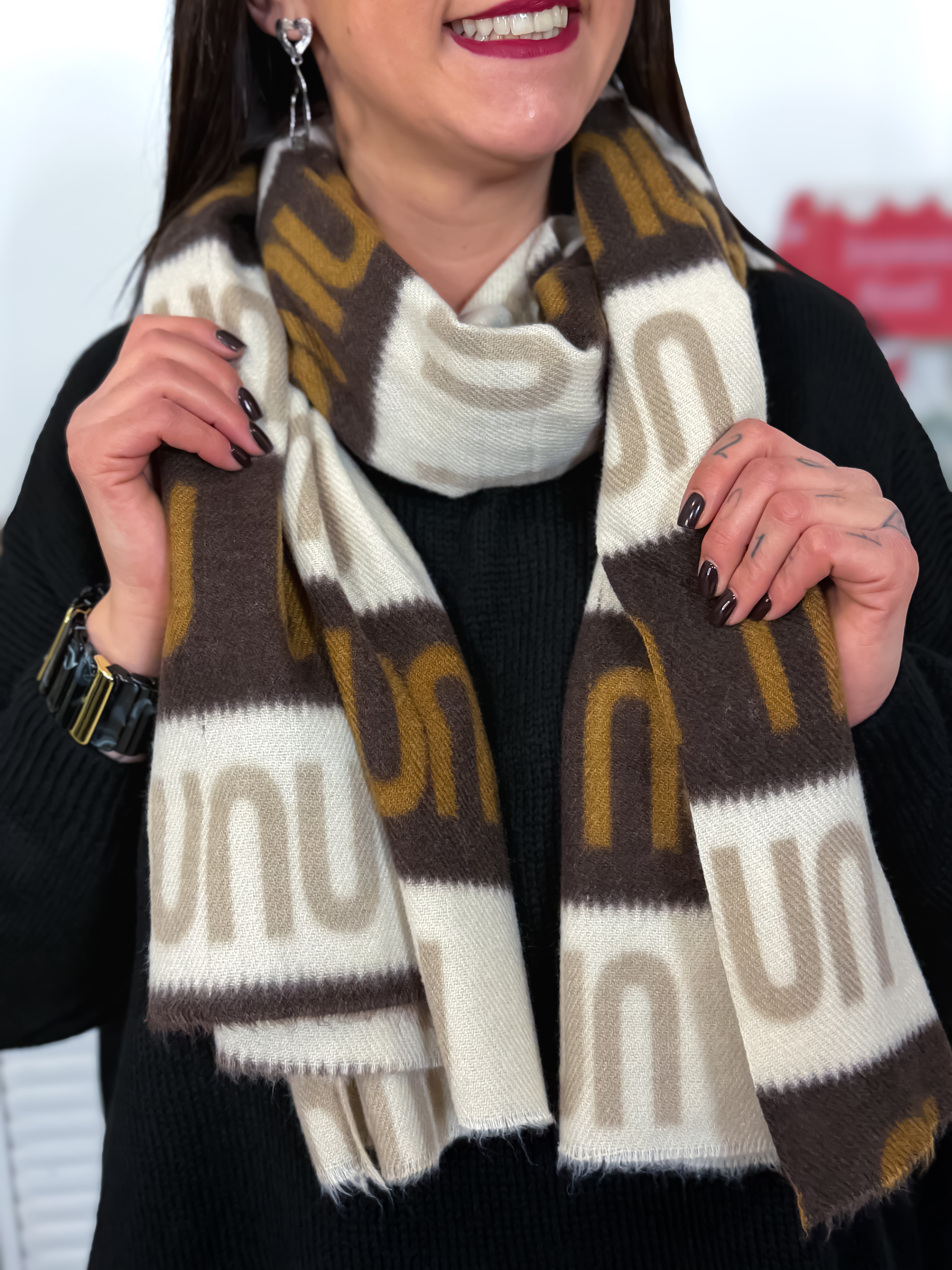 1. Écharpe - Lalie beige