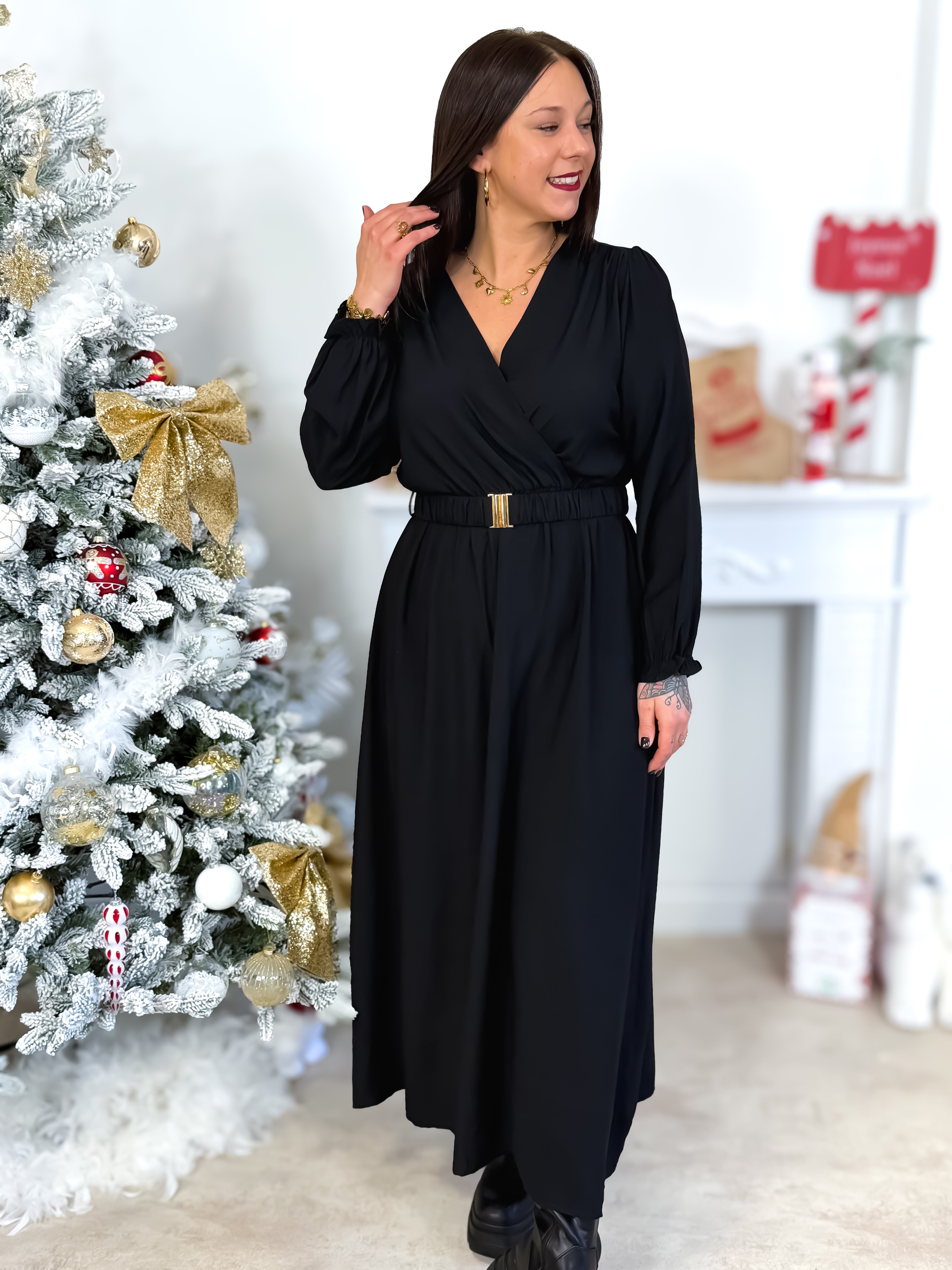 Robe Longue - Lucia - Noir