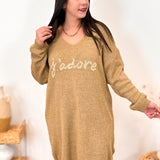 Robe pull - J'adore - Camel