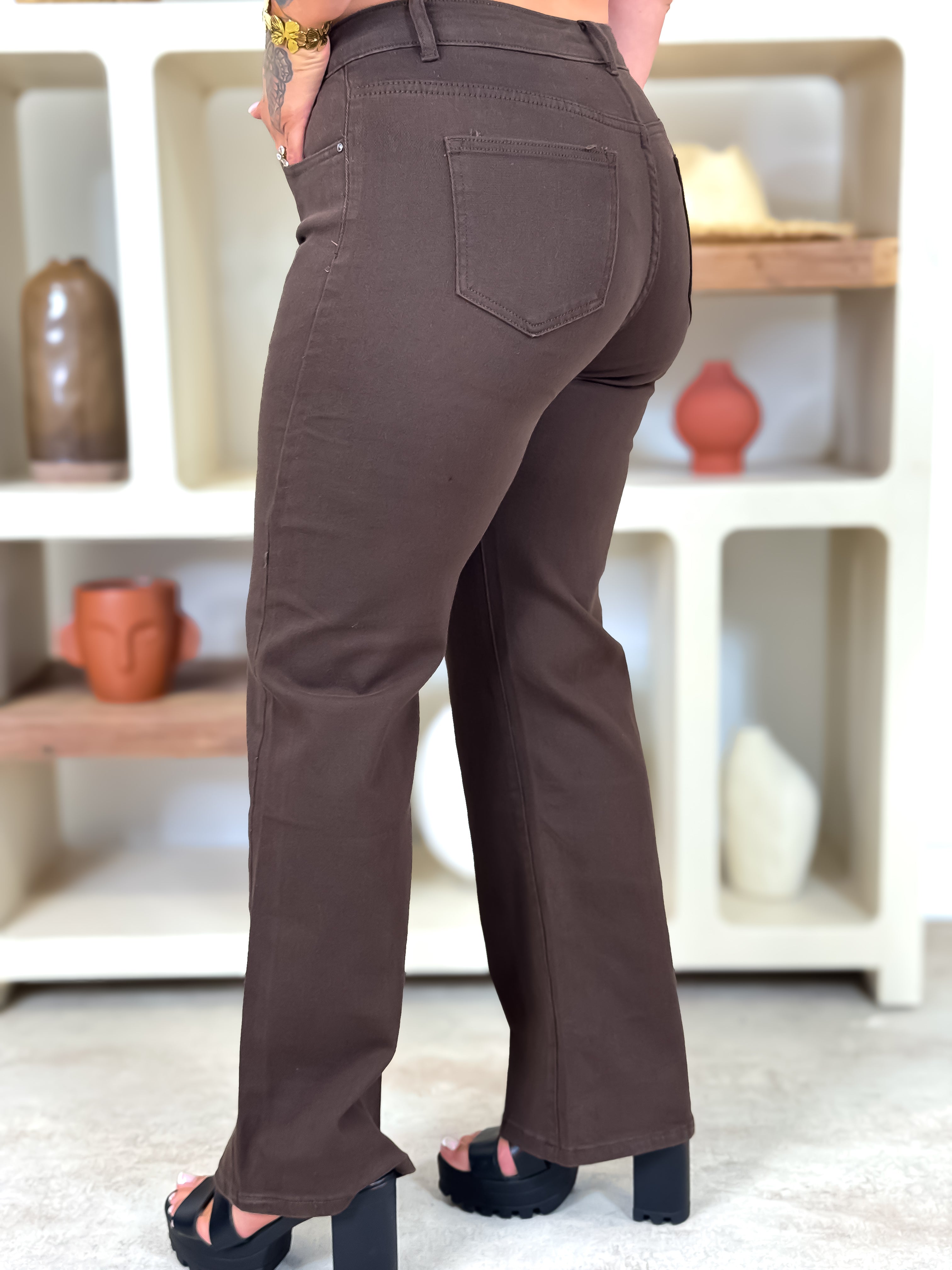 Jeans - Pauline - Chocolat