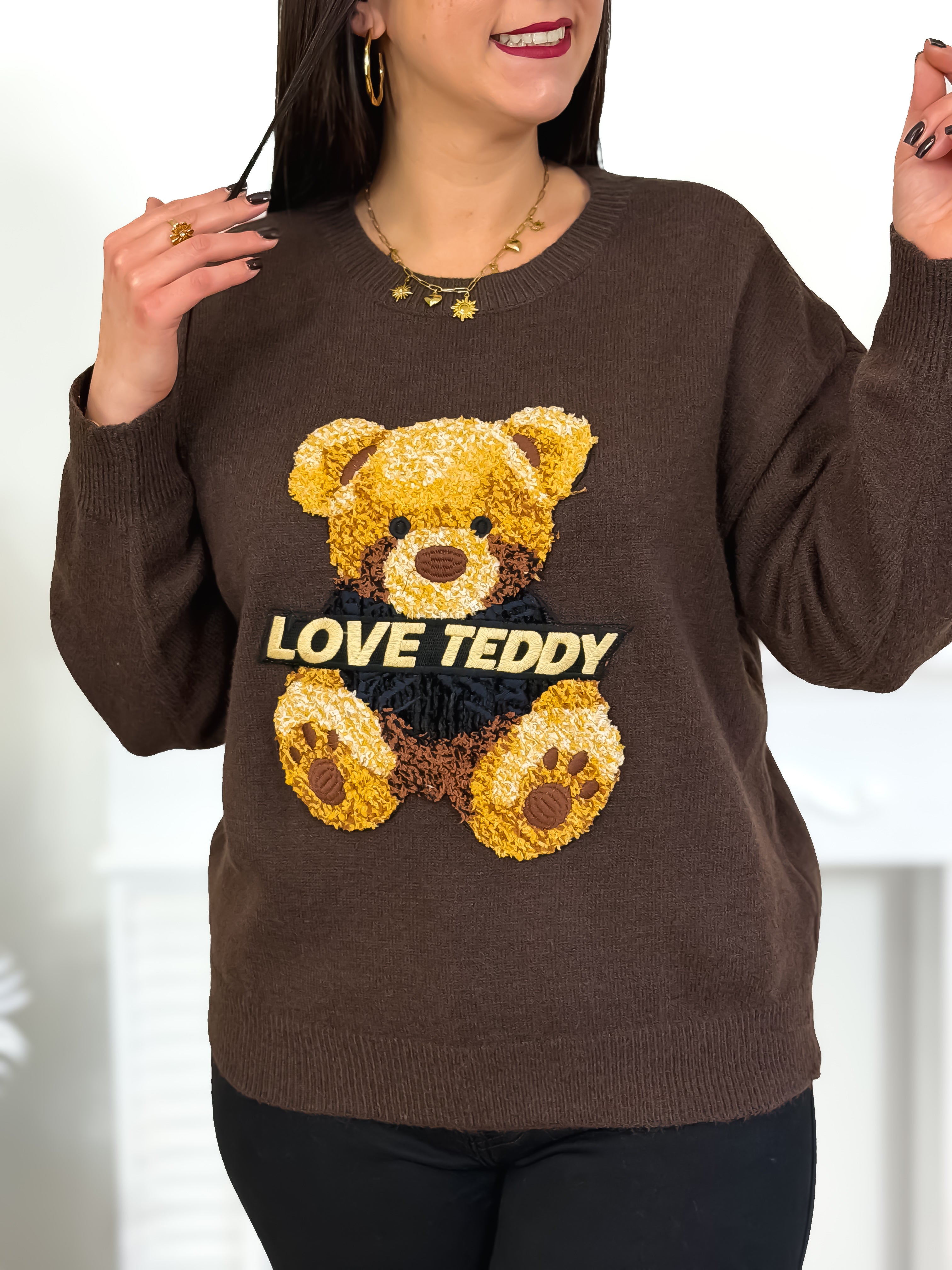 Pull - Teddy - Chocolat