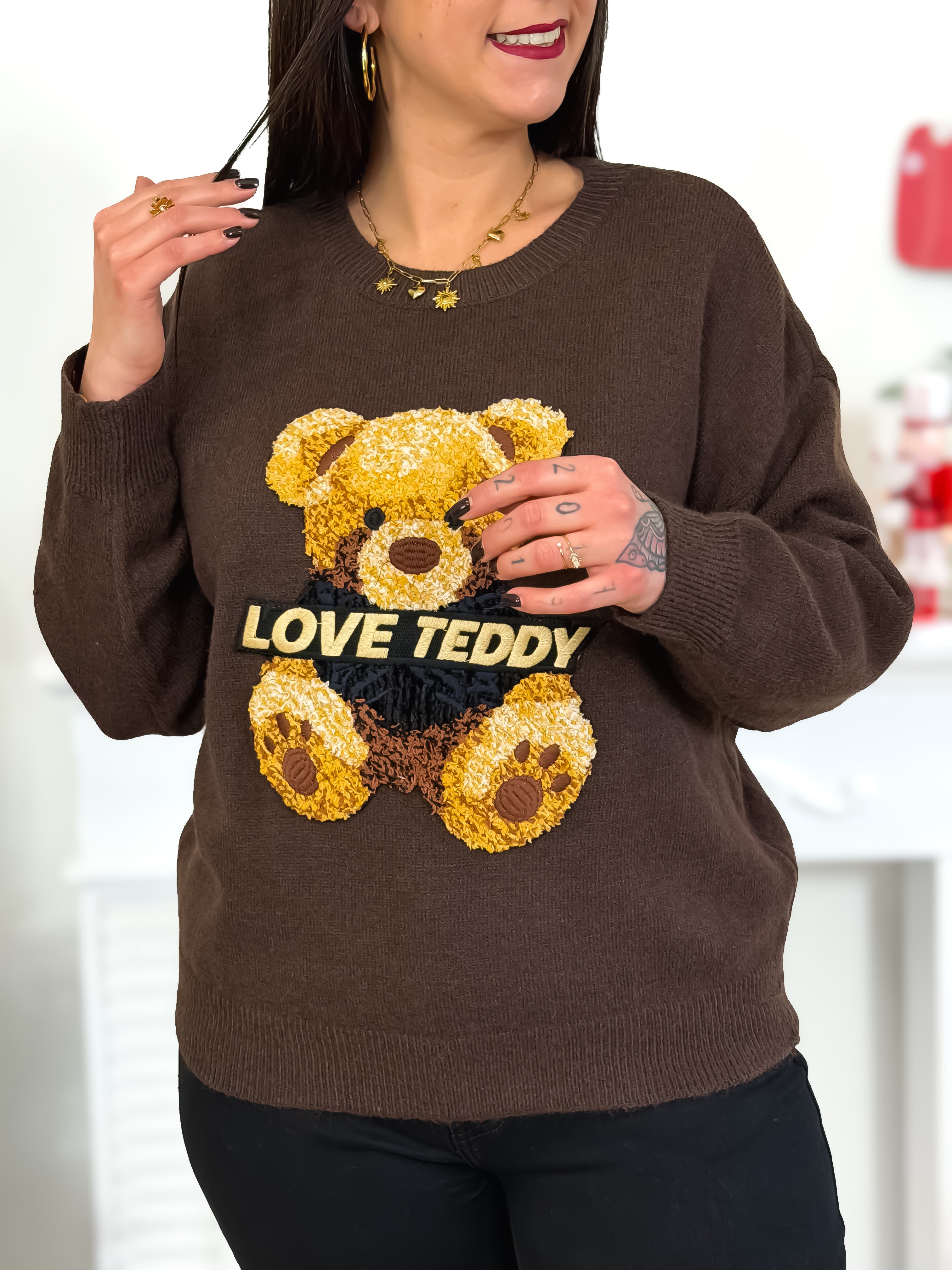 Pull - Teddy - Chocolat