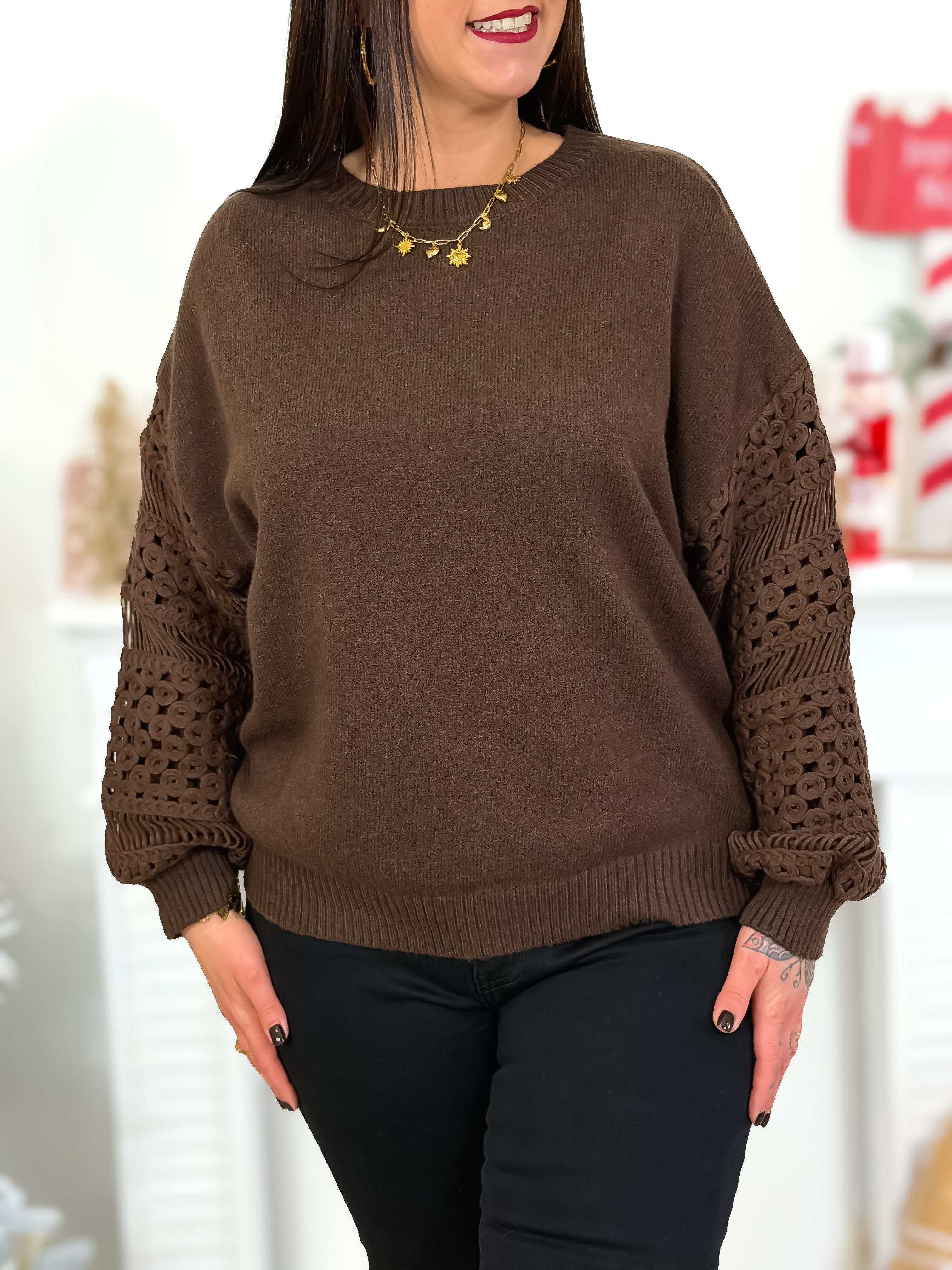 Pull - Thaïs - Chocolat