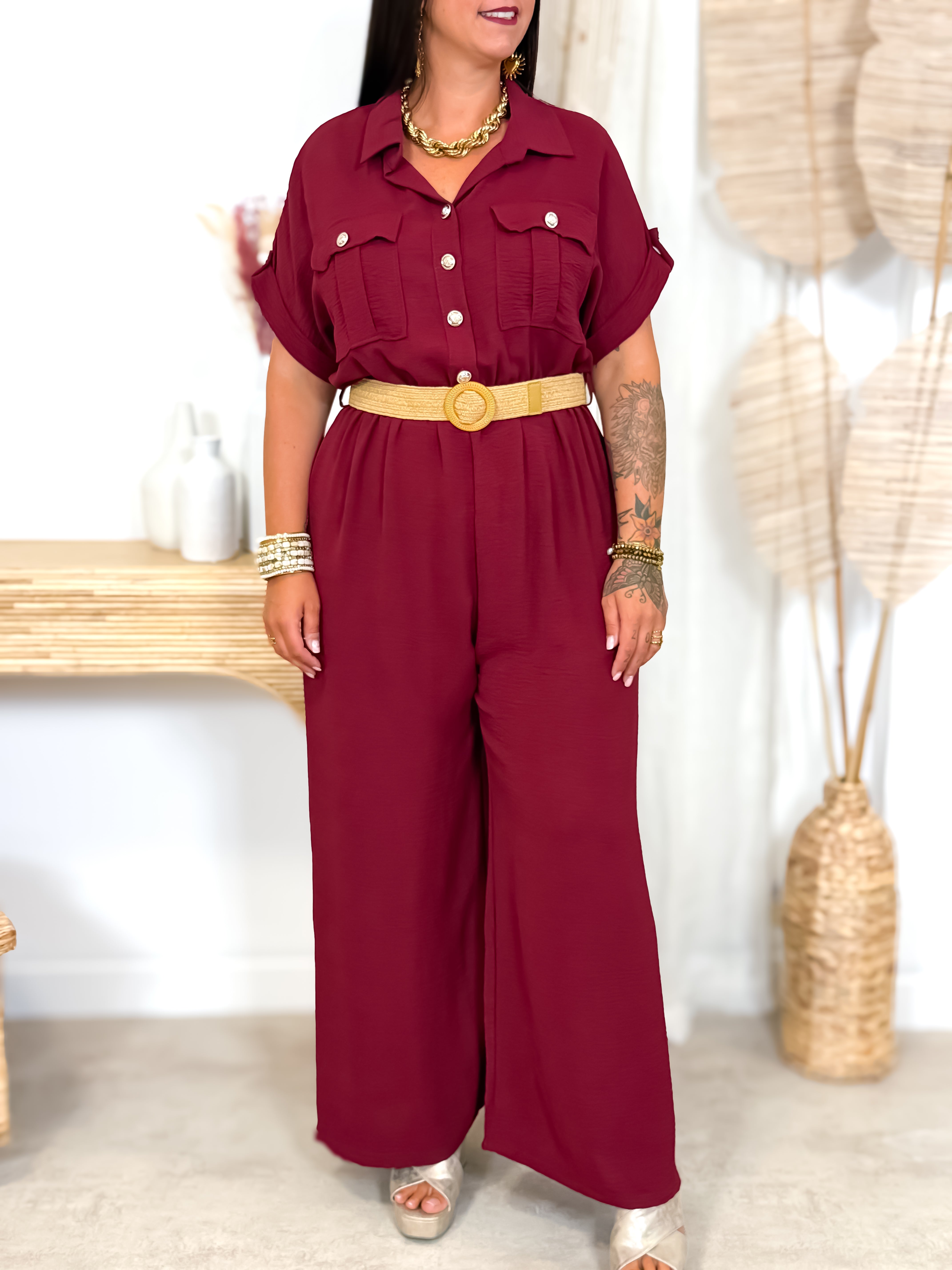 Combinaison - Jade - Bordeaux