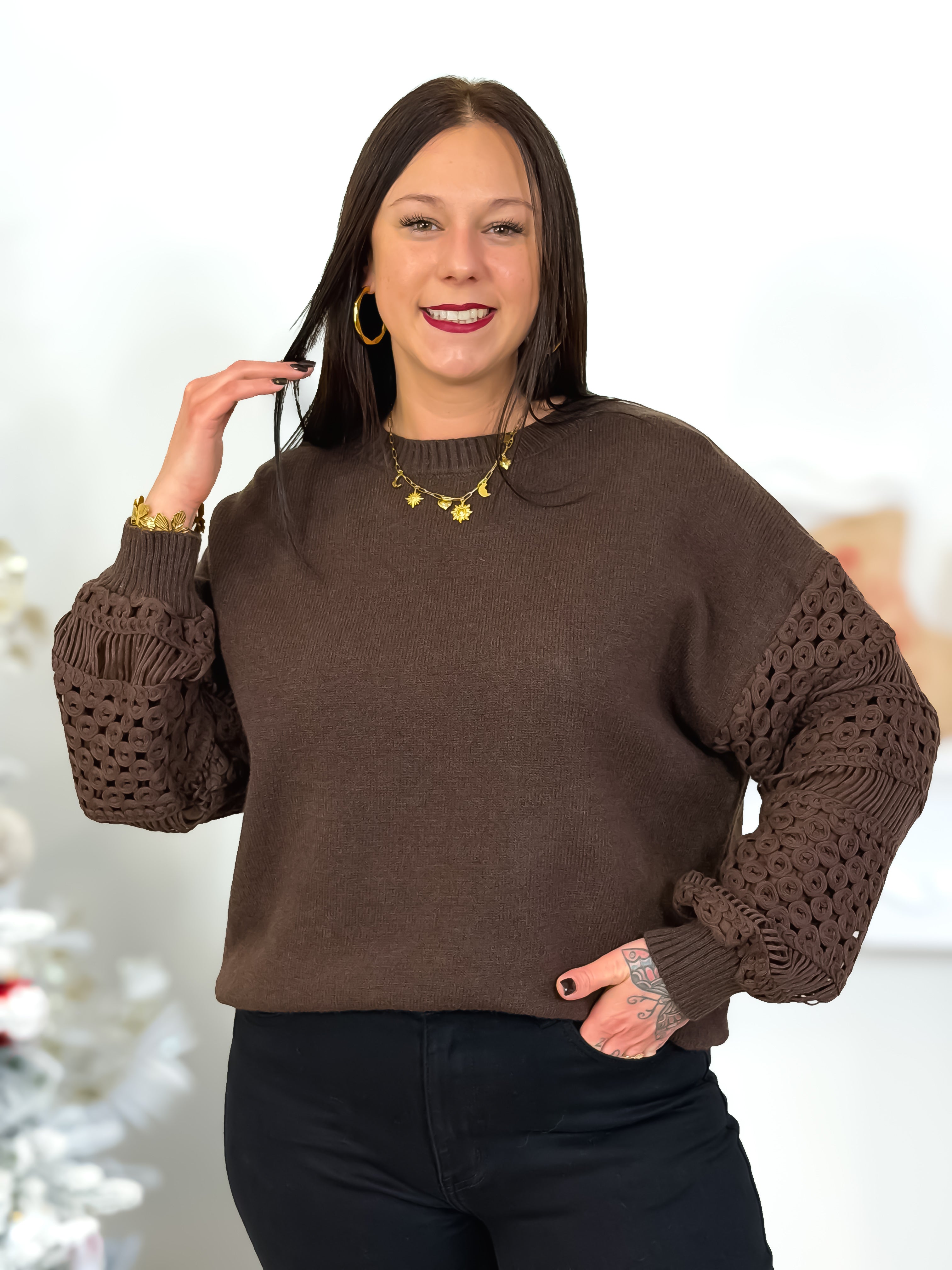 Pull - Thaïs - Chocolat