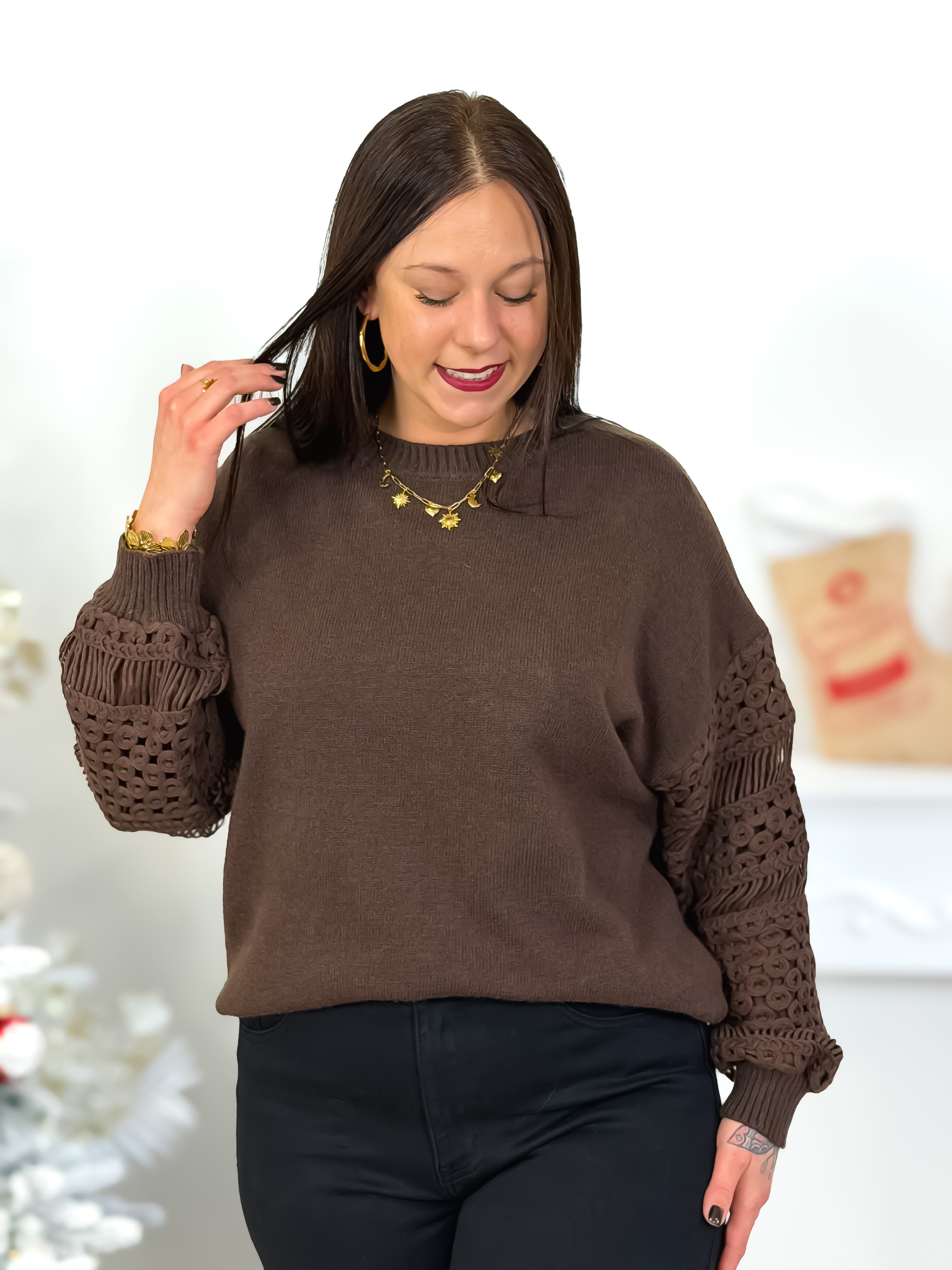 Pull - Thaïs - Chocolat