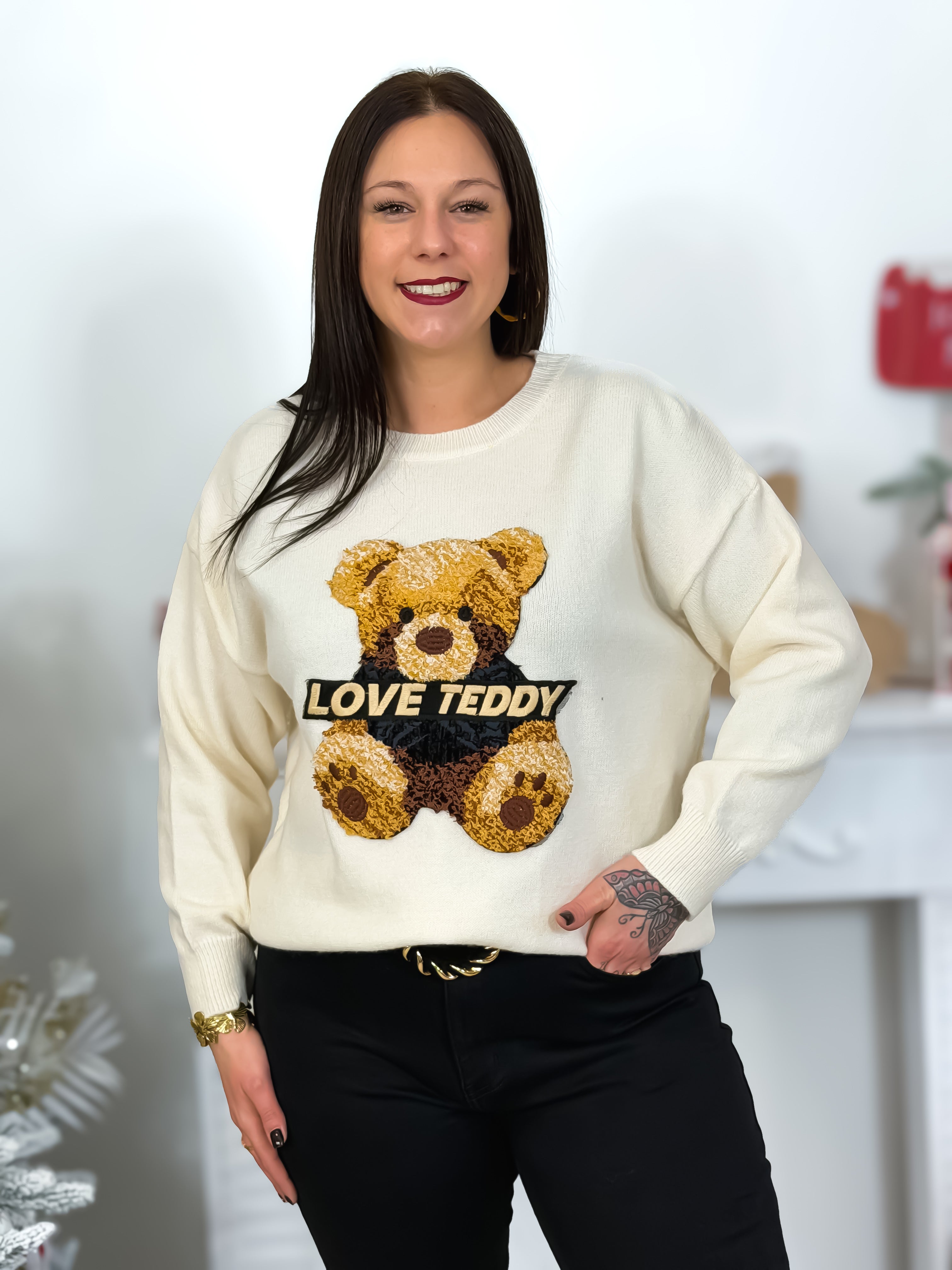 Pull - Teddy - Beige