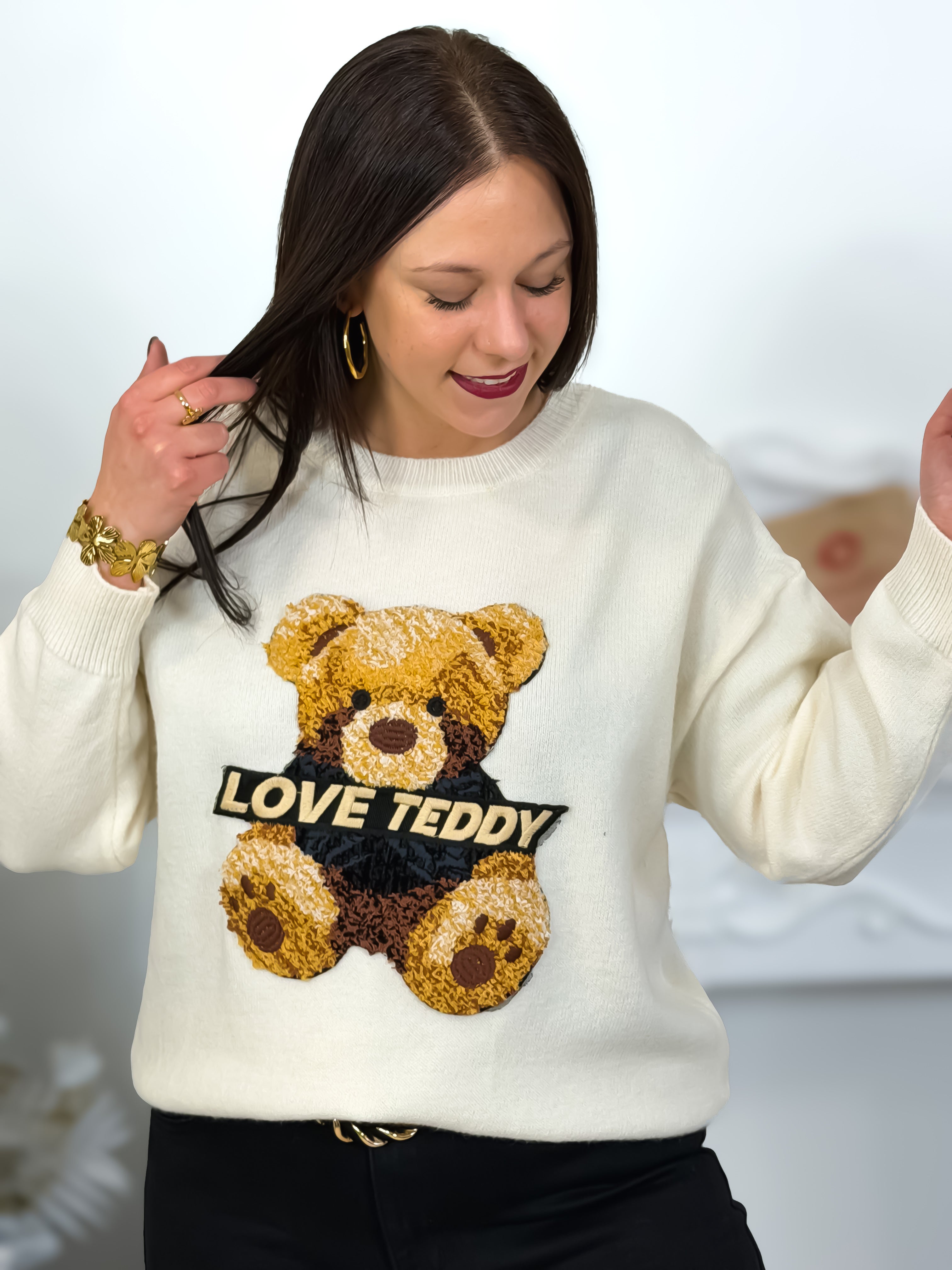 Pull - Teddy - Beige