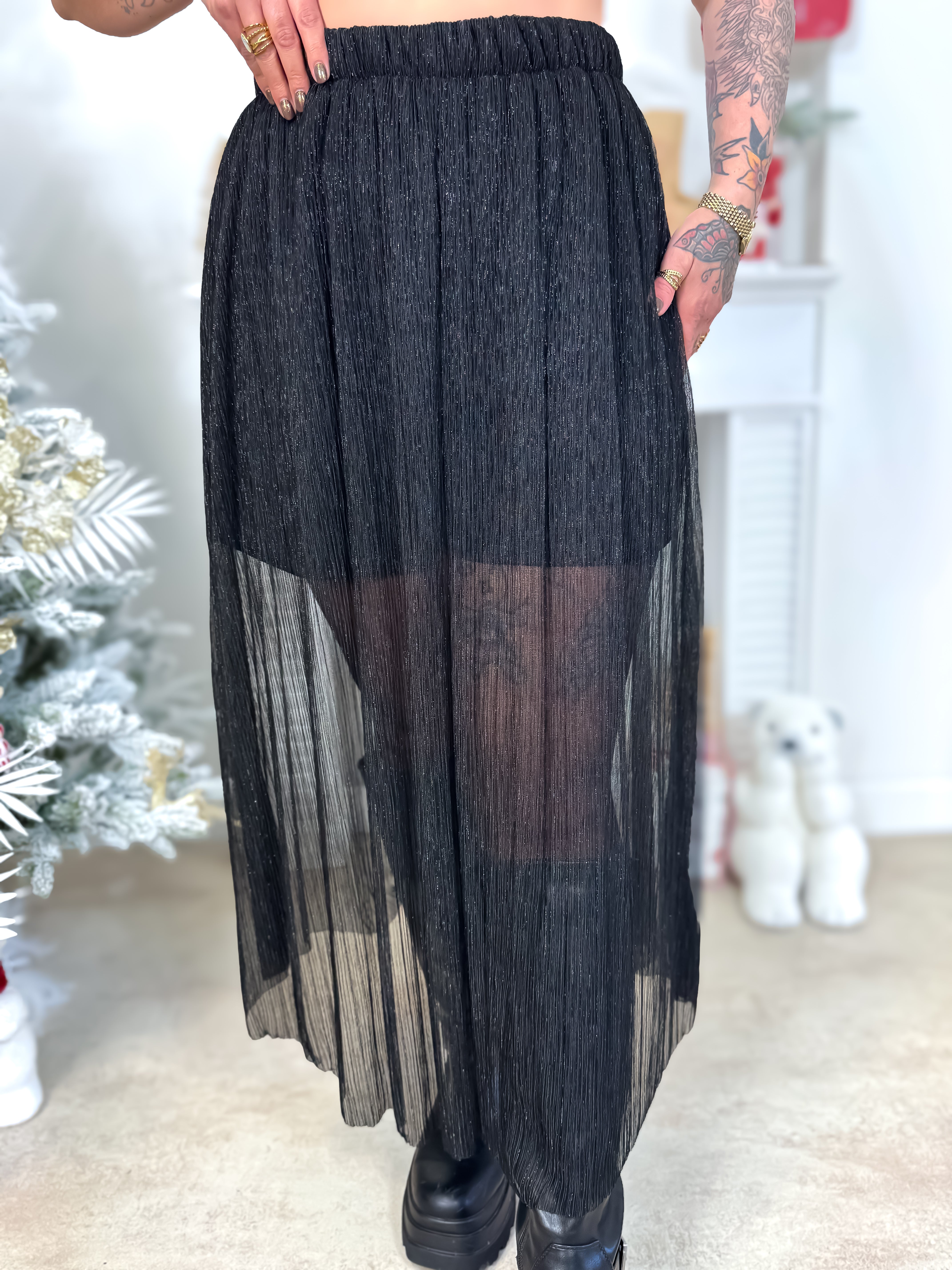 Jupe - Elina - Noir / PRÉVENTE 20.11 🚨 /