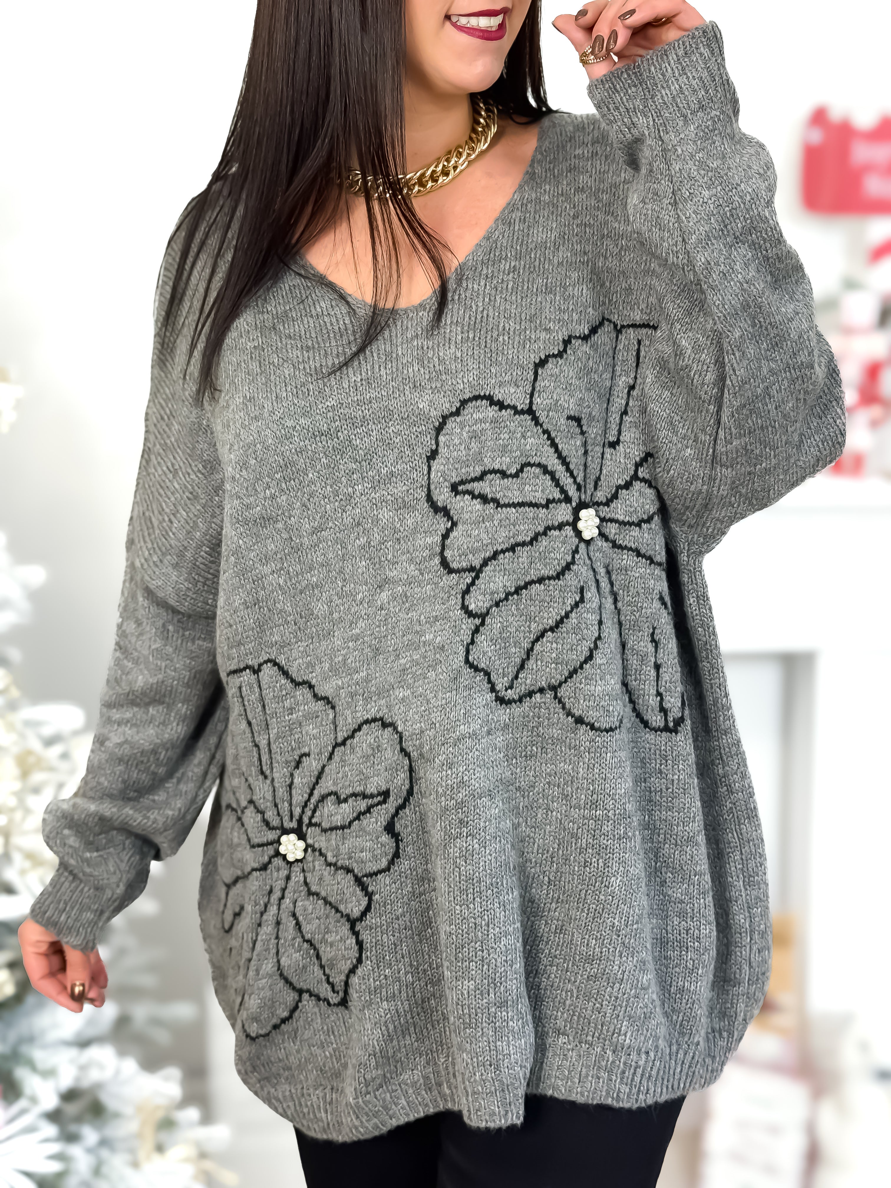 Pull - Flora - Gris