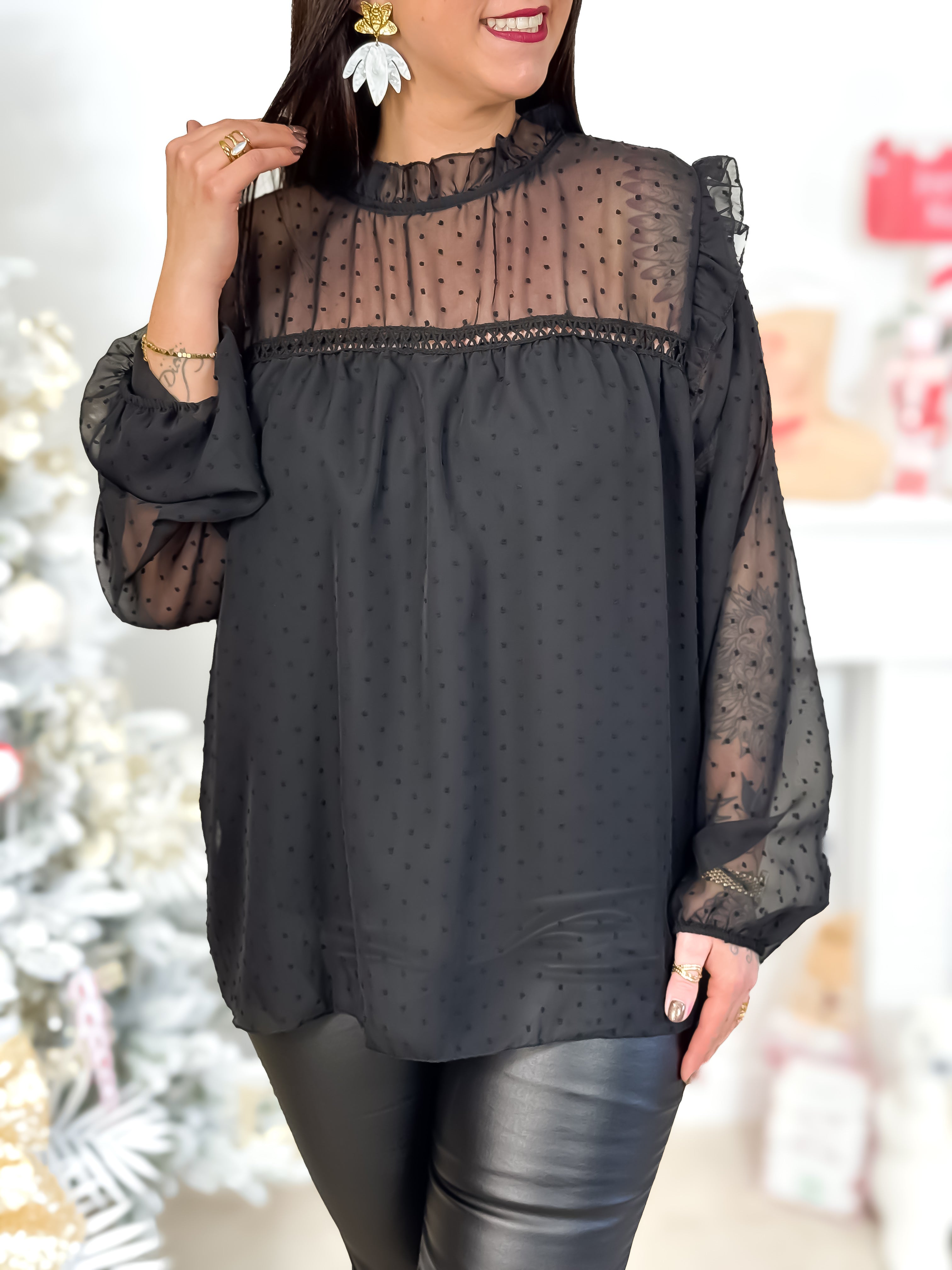 Blouse - Ninon - Noir