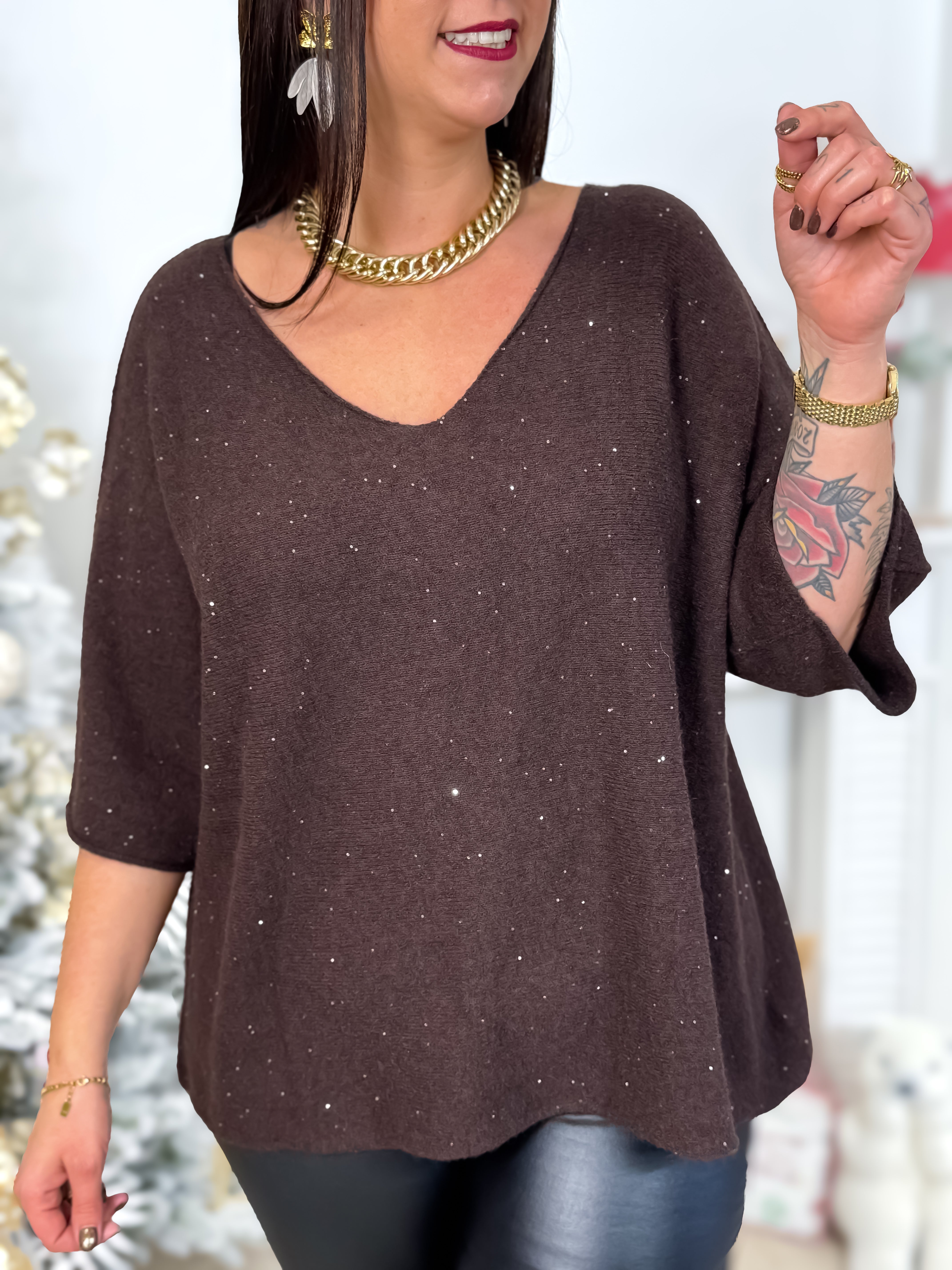 Pull - Elise - Chocolat