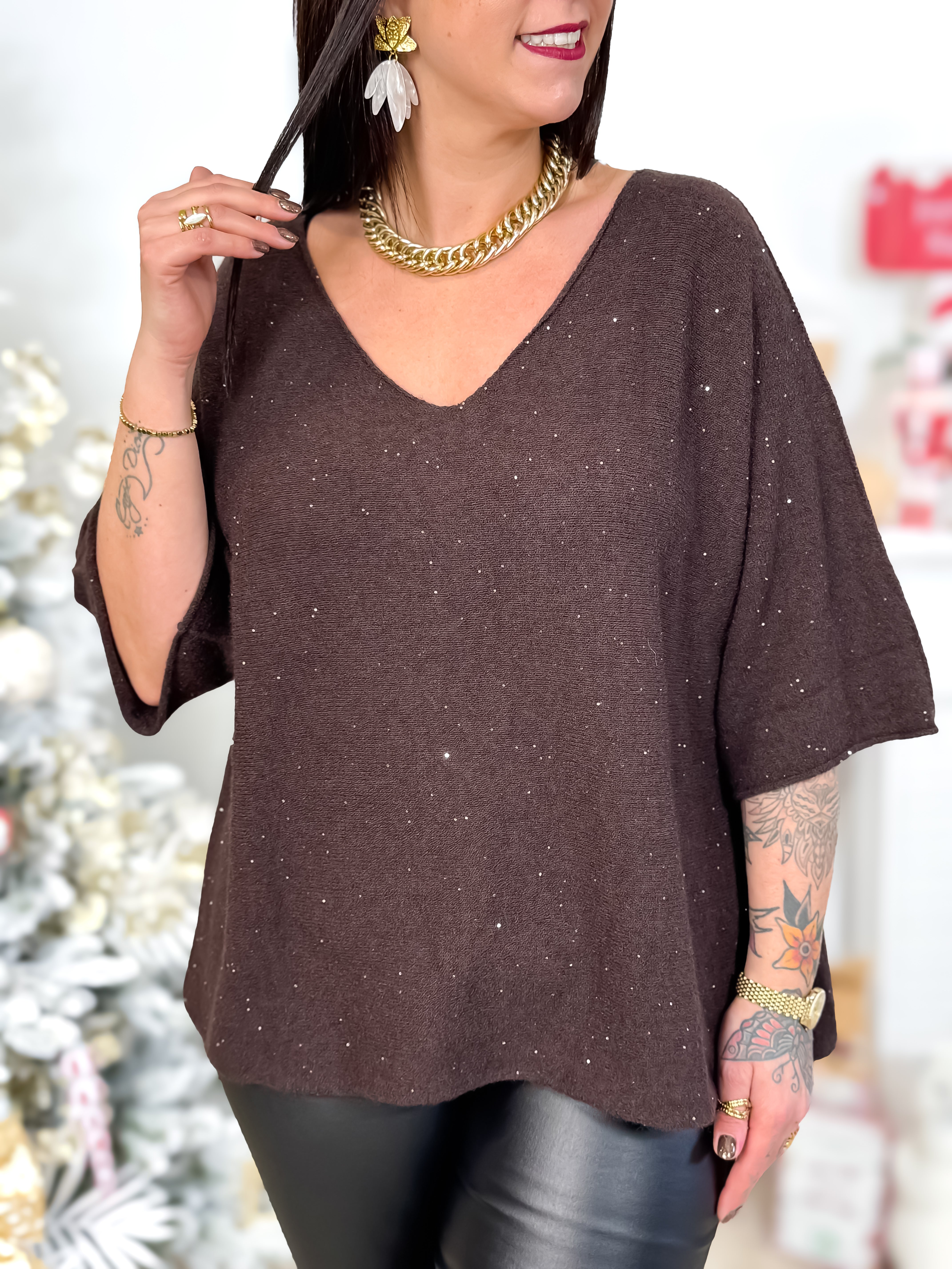 Pull - Elise - Chocolat