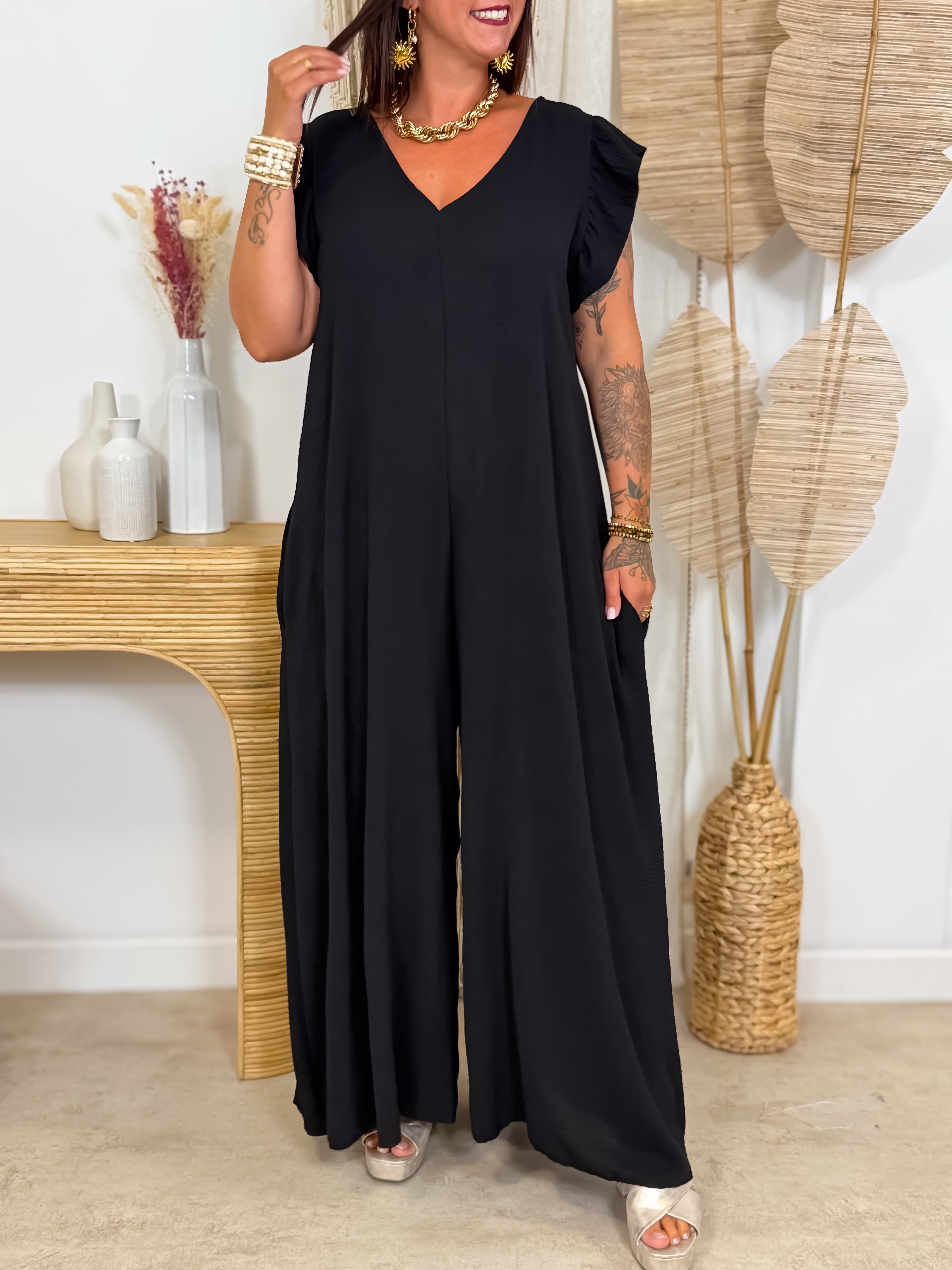 Jumpsuit - Bernadette - Zwart