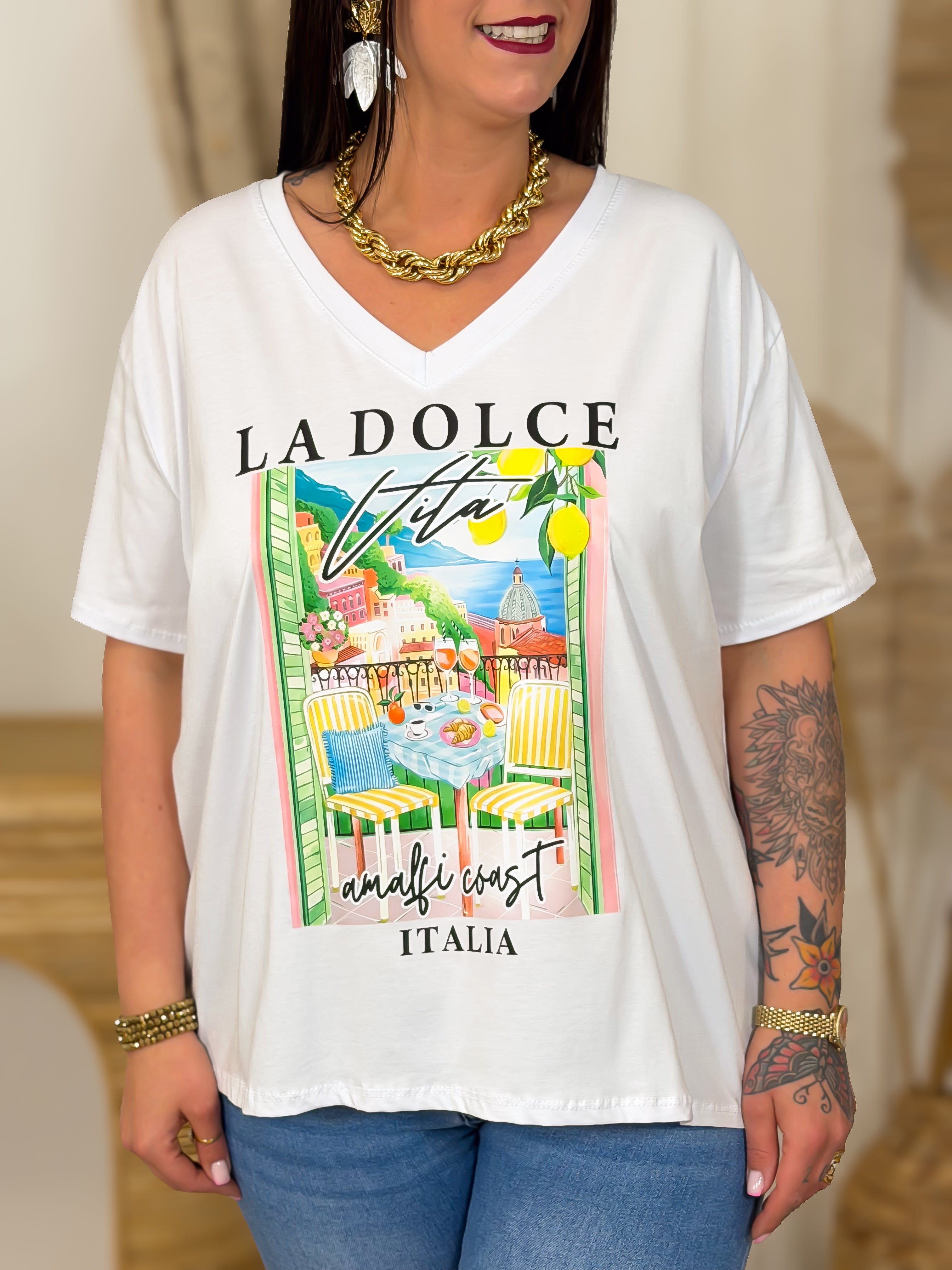 T-shirt - Dolce Vita - Blanc (10)