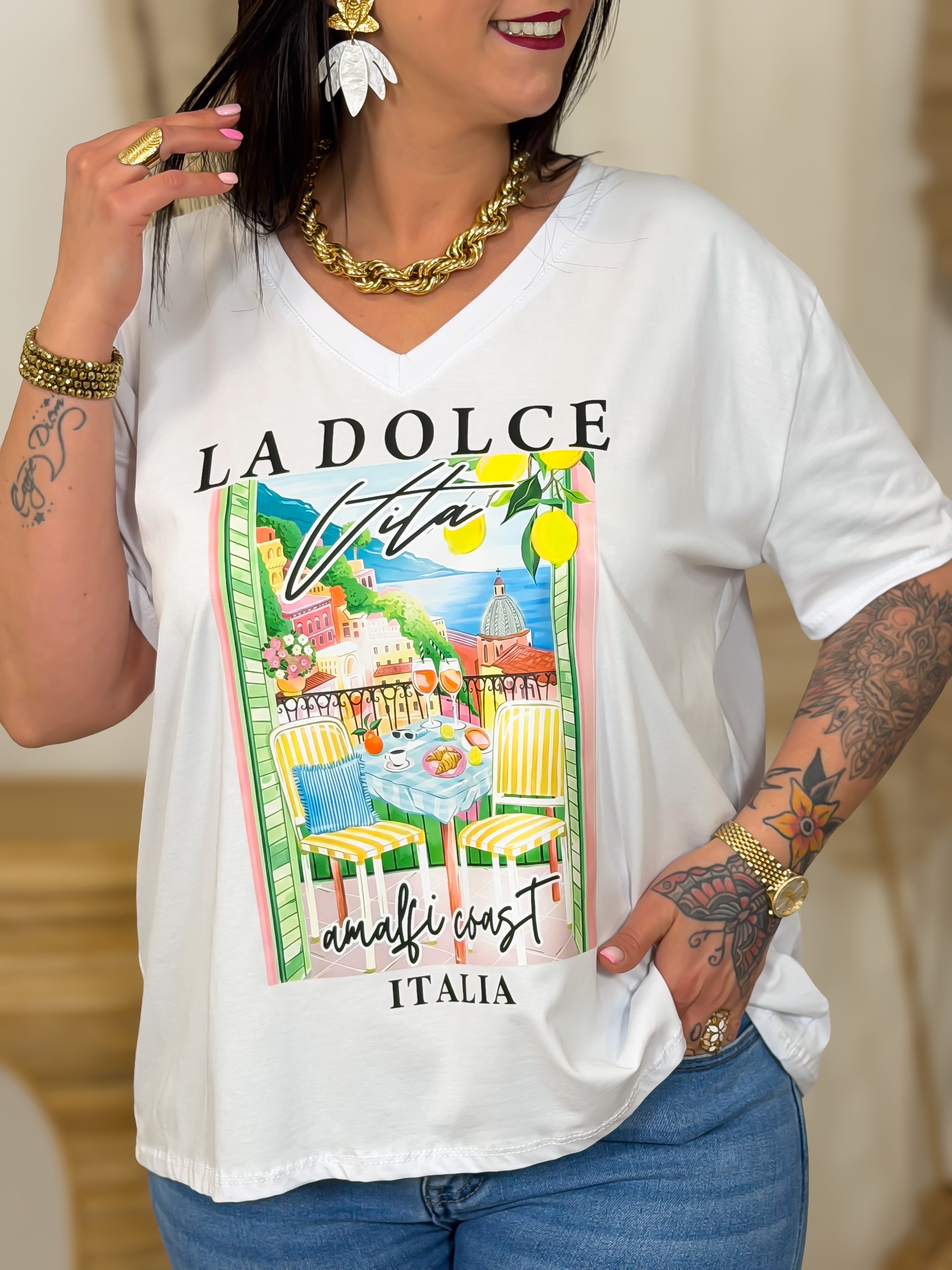 T-shirt - Dolce Vita - Blanc (10)
