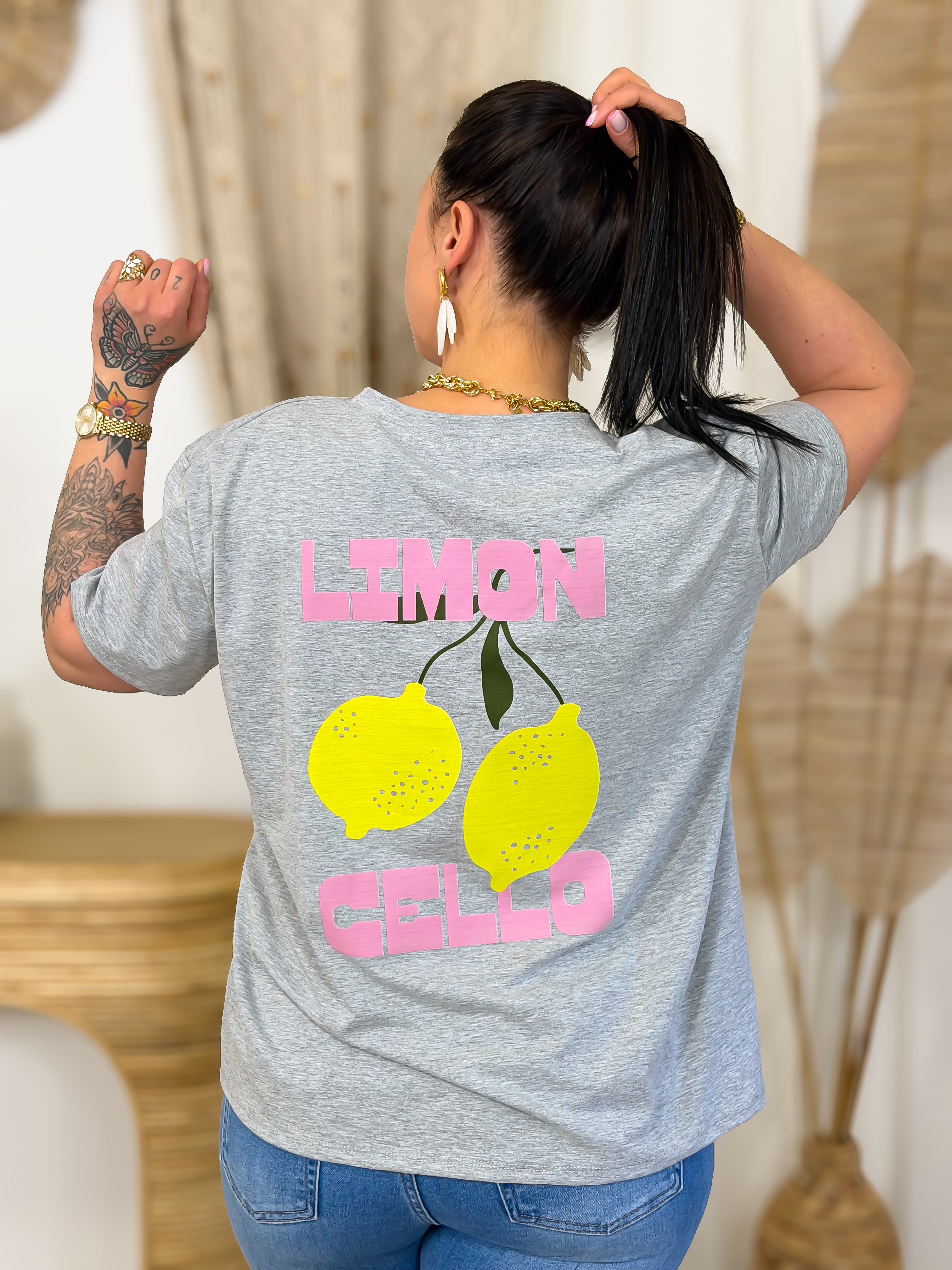 T-shirt - Lemon - Gris (2)