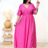 Robe - Hashley - Fuchsia