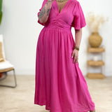 Robe - Hashley - Fuchsia