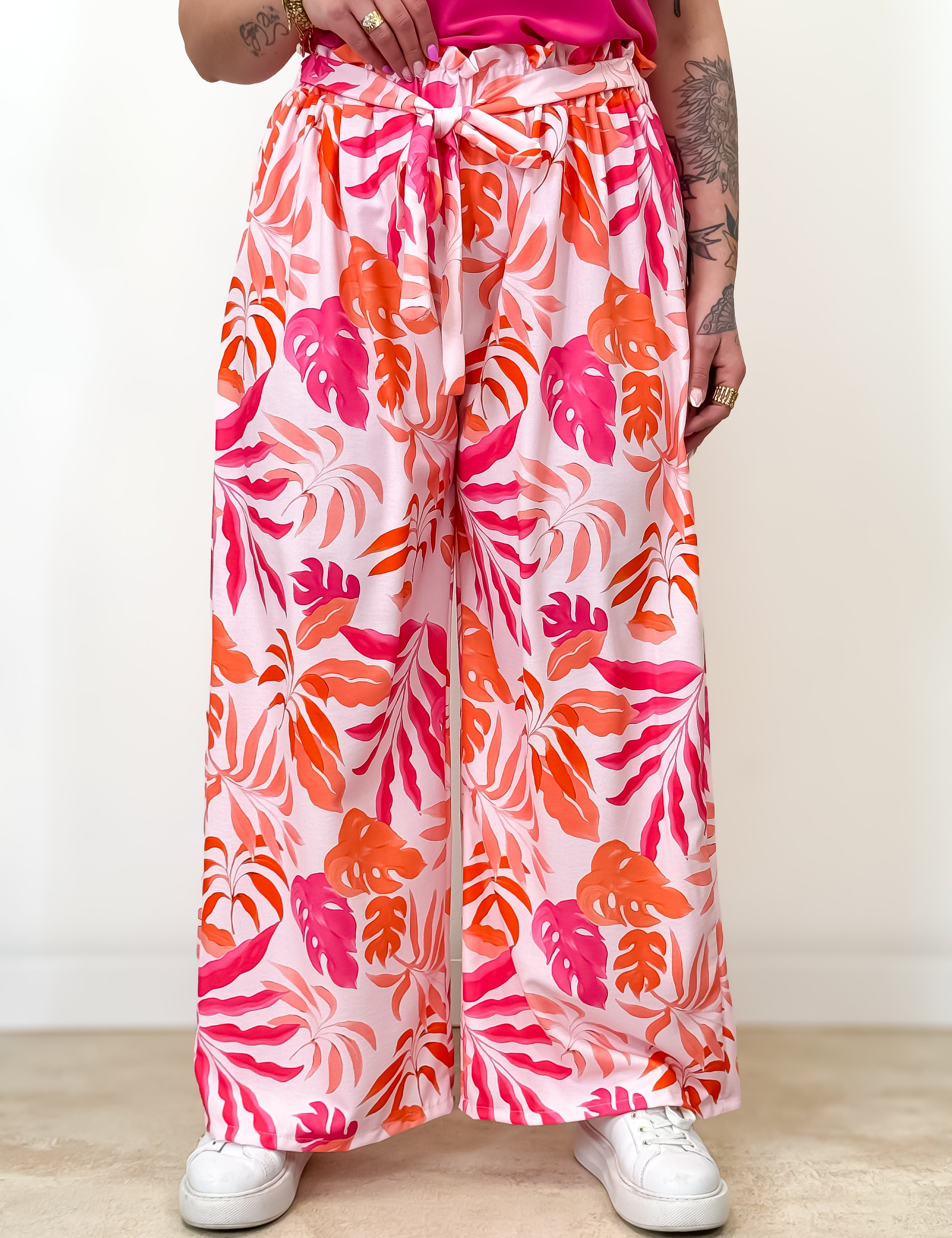 Palazzo - Mya - Fuchsia/orange