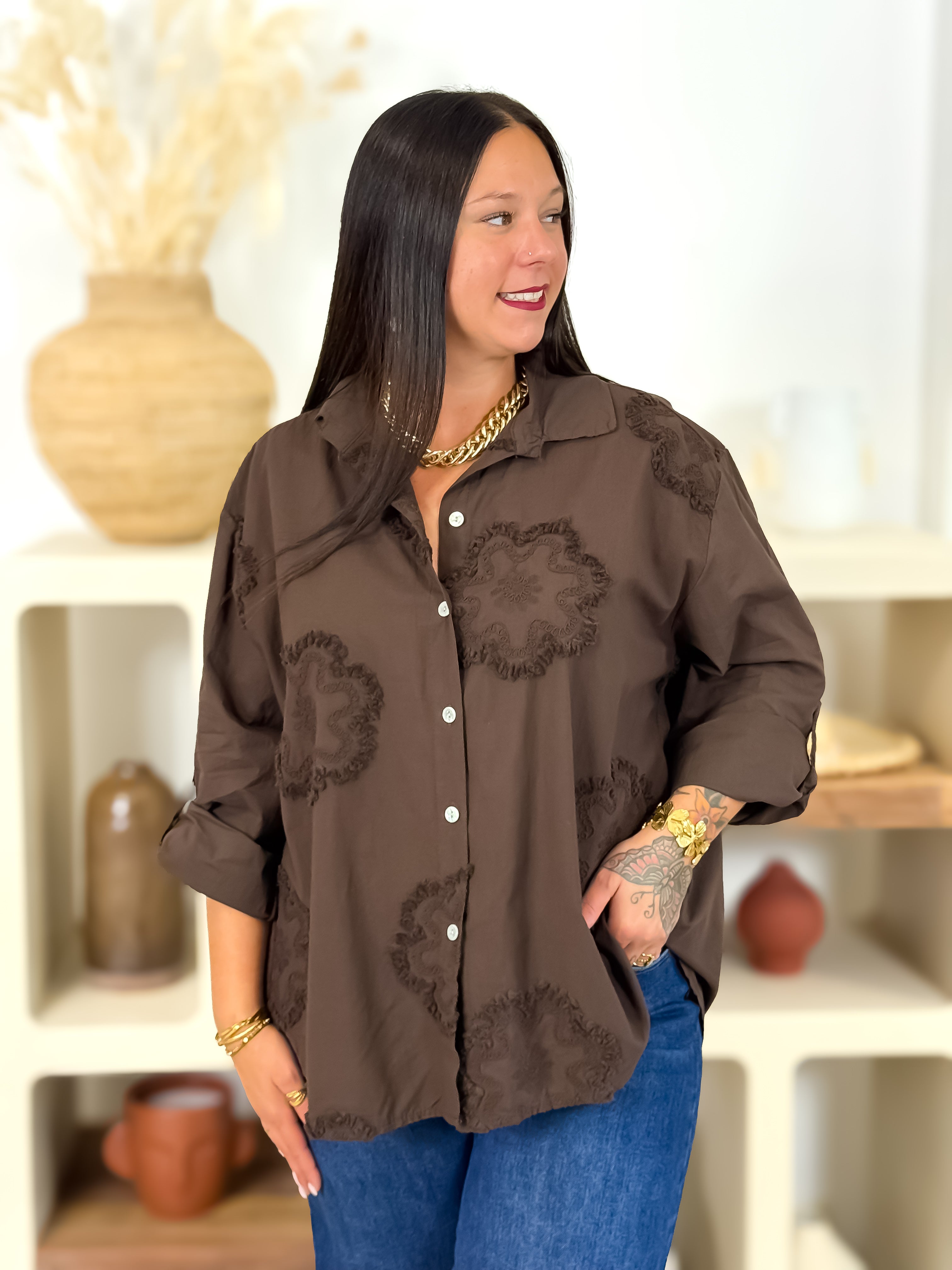 Chemise - Rosetta - Chocolat