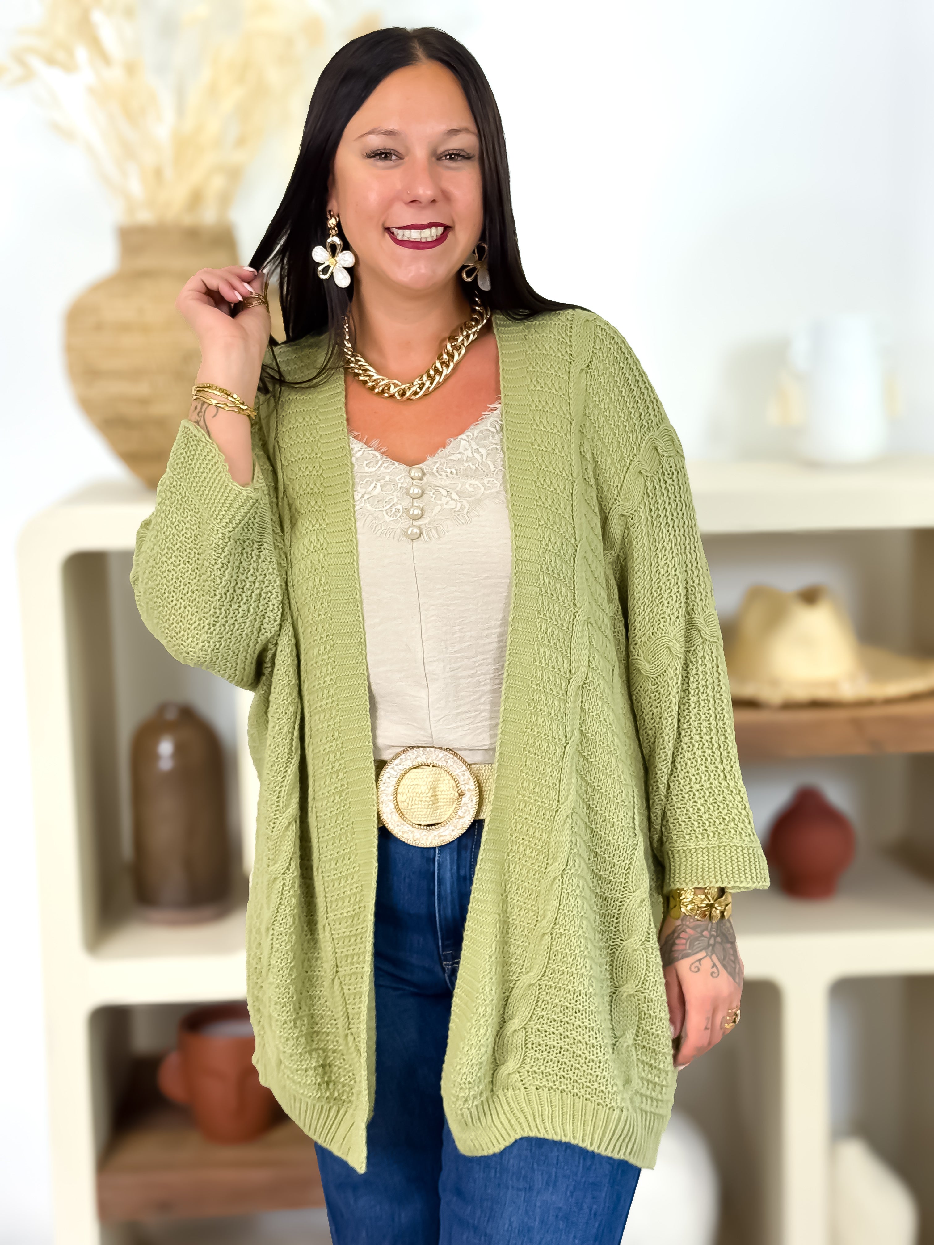 Gilet - Gianna - Vert Olive