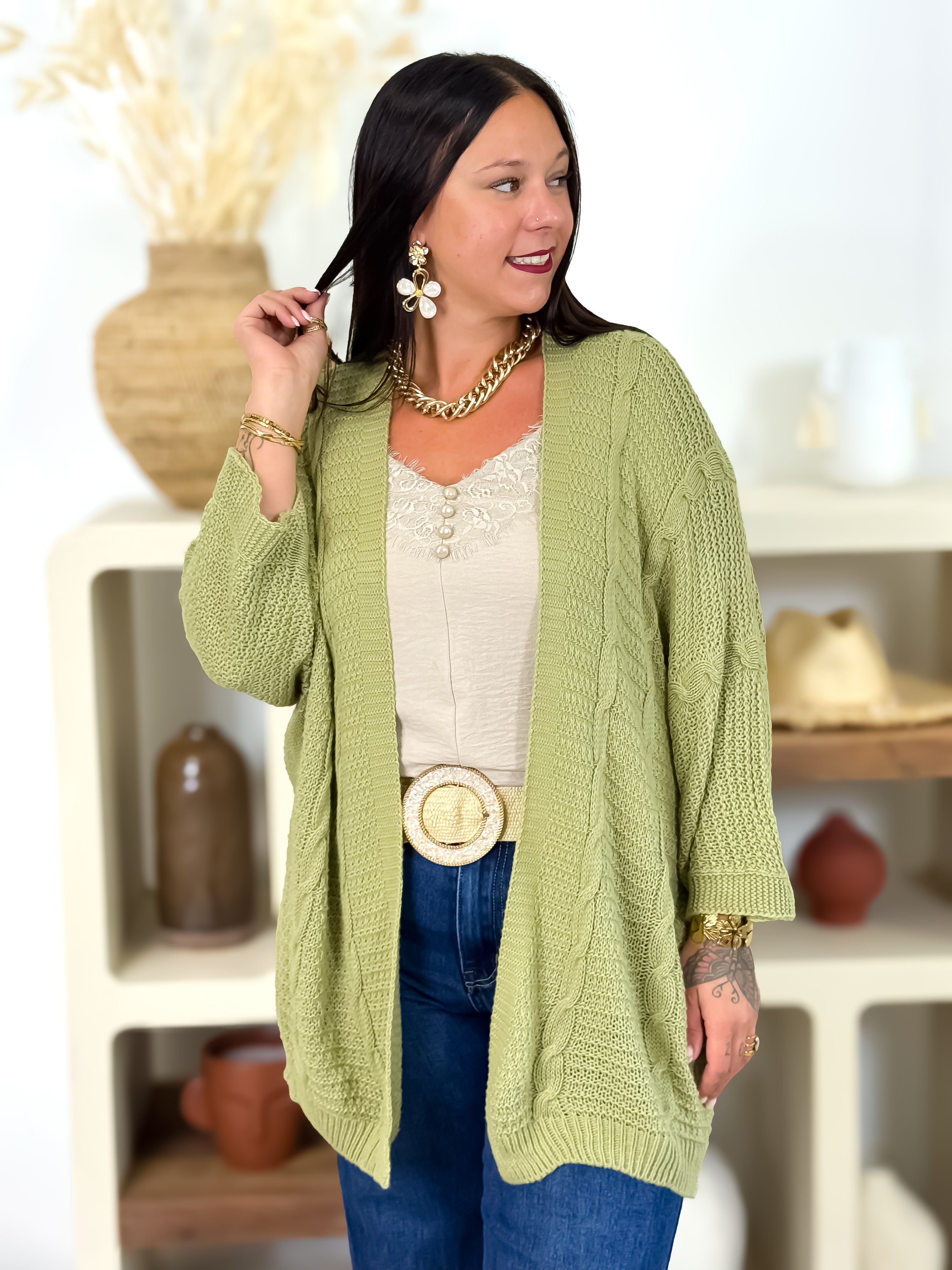 Gilet - Gianna - Vert Olive