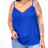 Top - Linda - Bleu