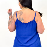 Top - Linda - Bleu