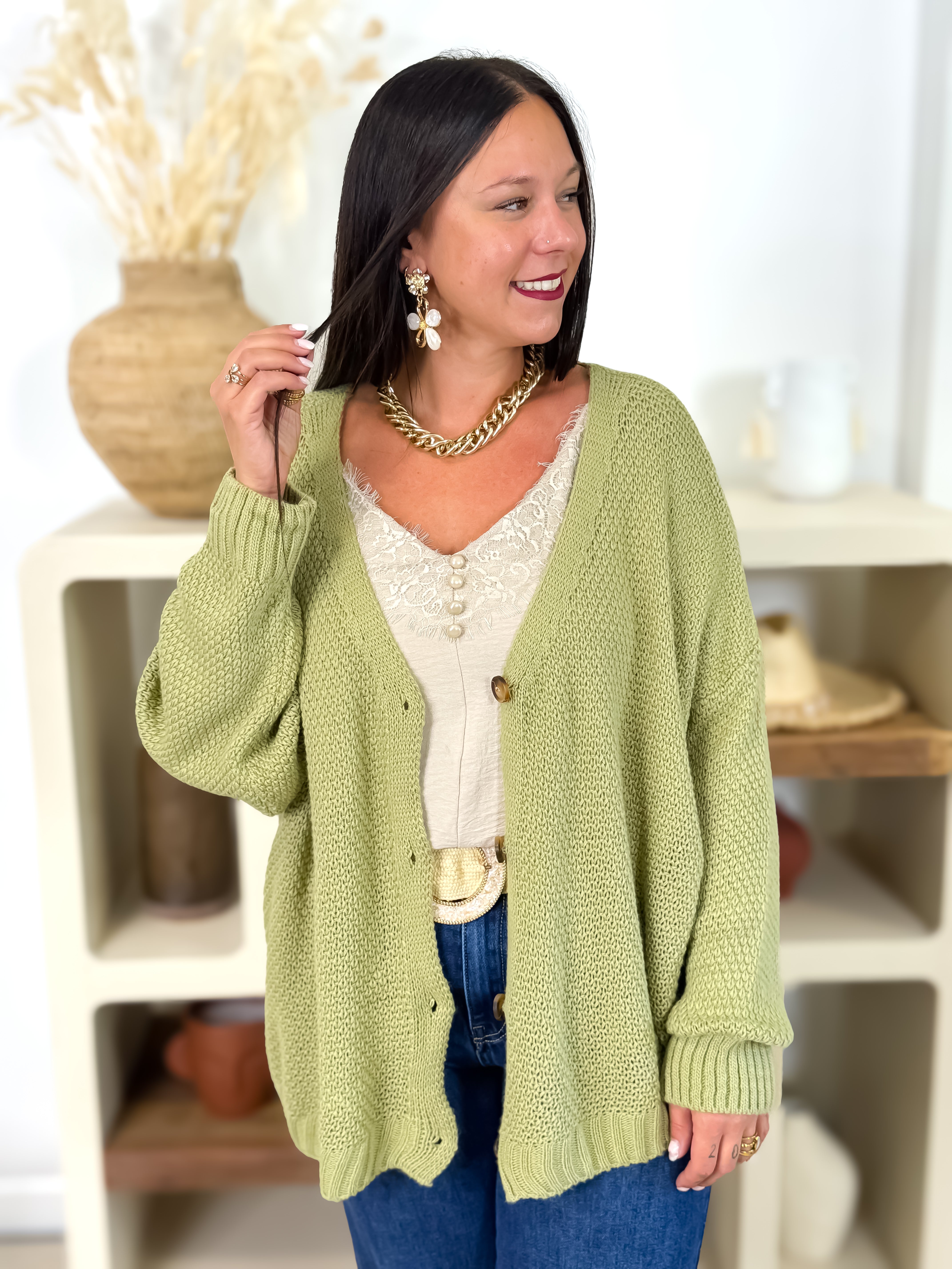 Gilet - Ninou - Vert Olive