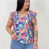 Blouse - Willow - Bleu