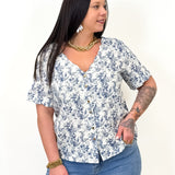 Blouse - Aurora - Bleu