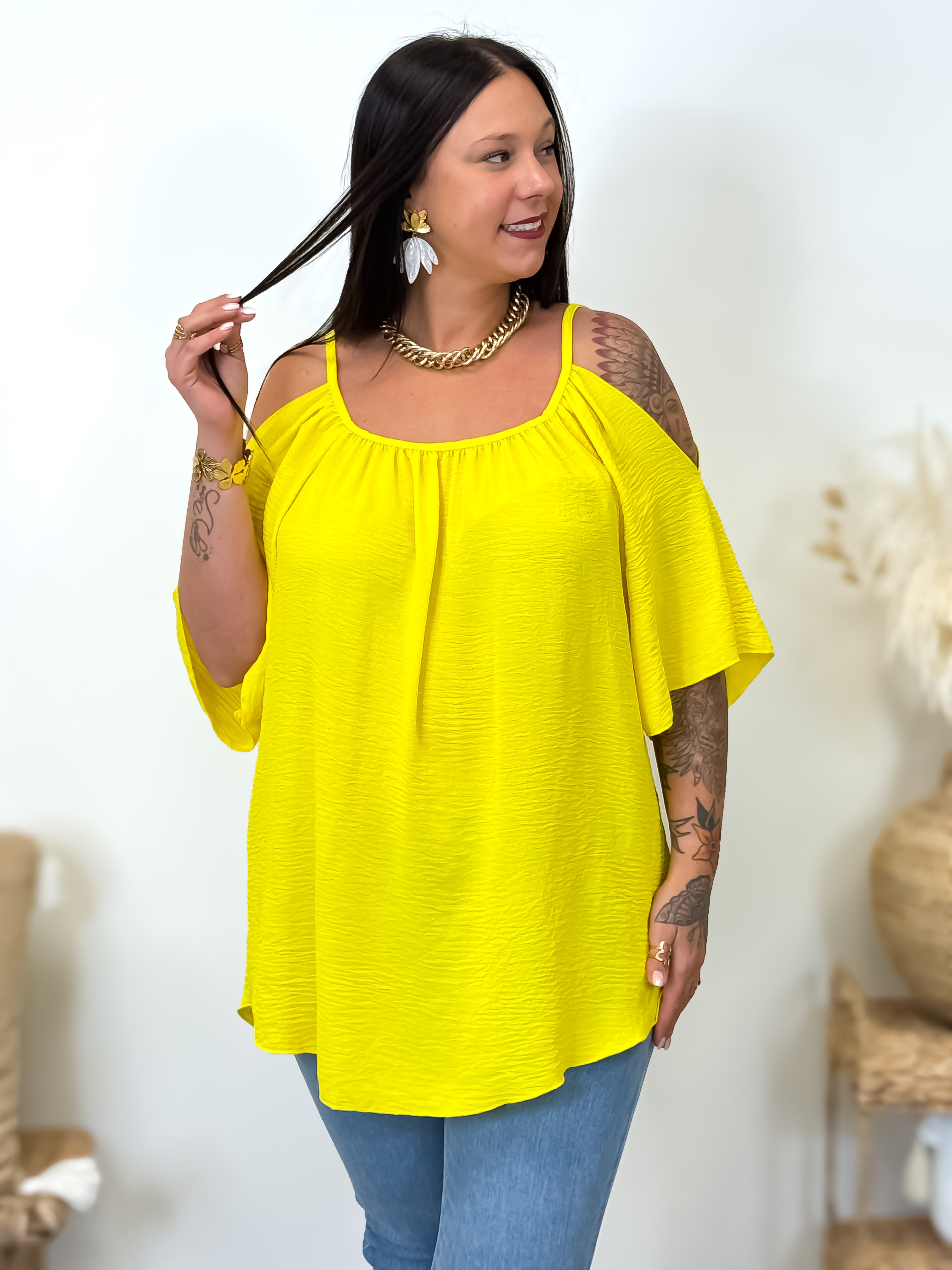 Blouse - Zéline - Geel