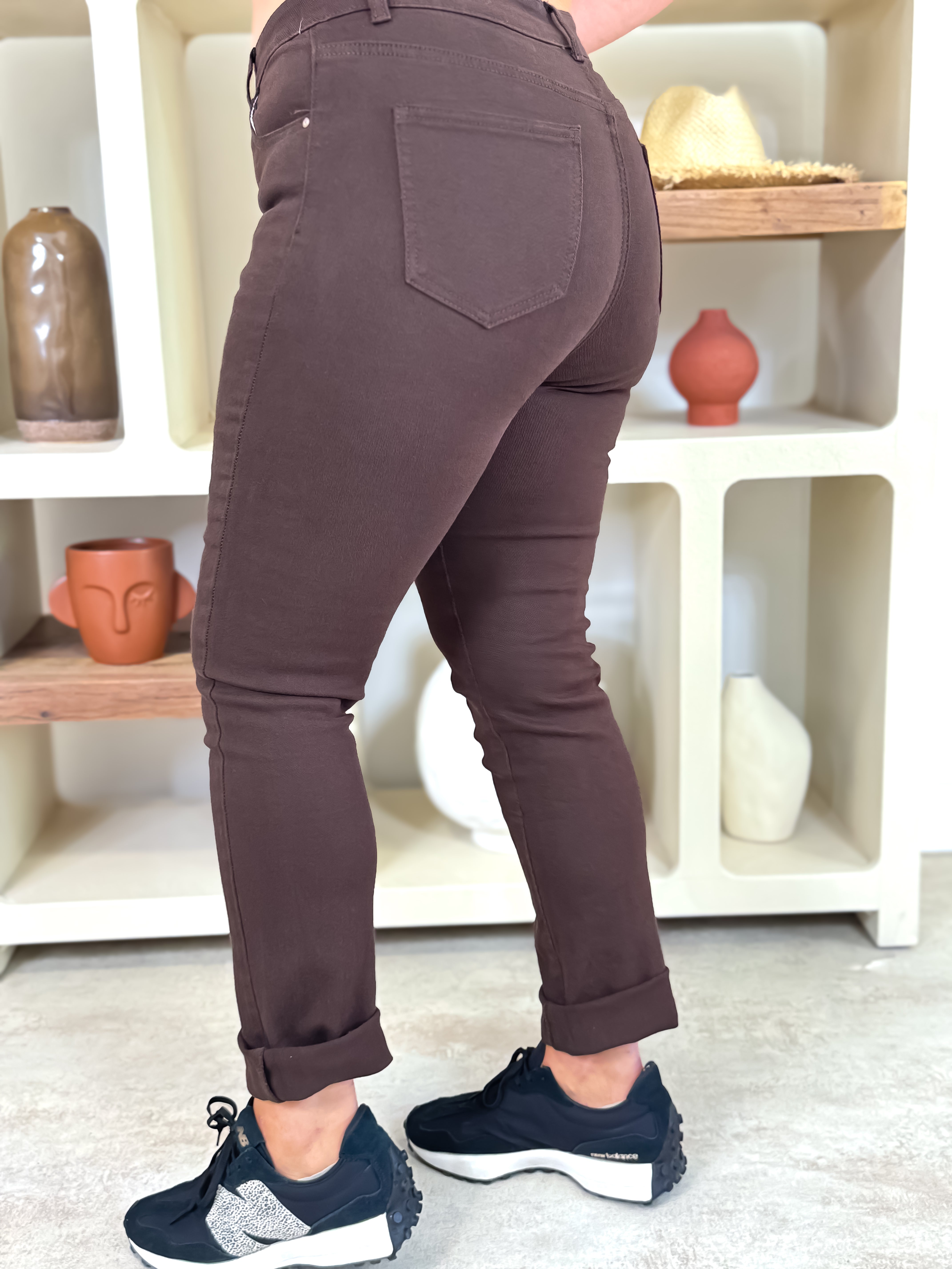 Jeans - Flavie - Chocolat