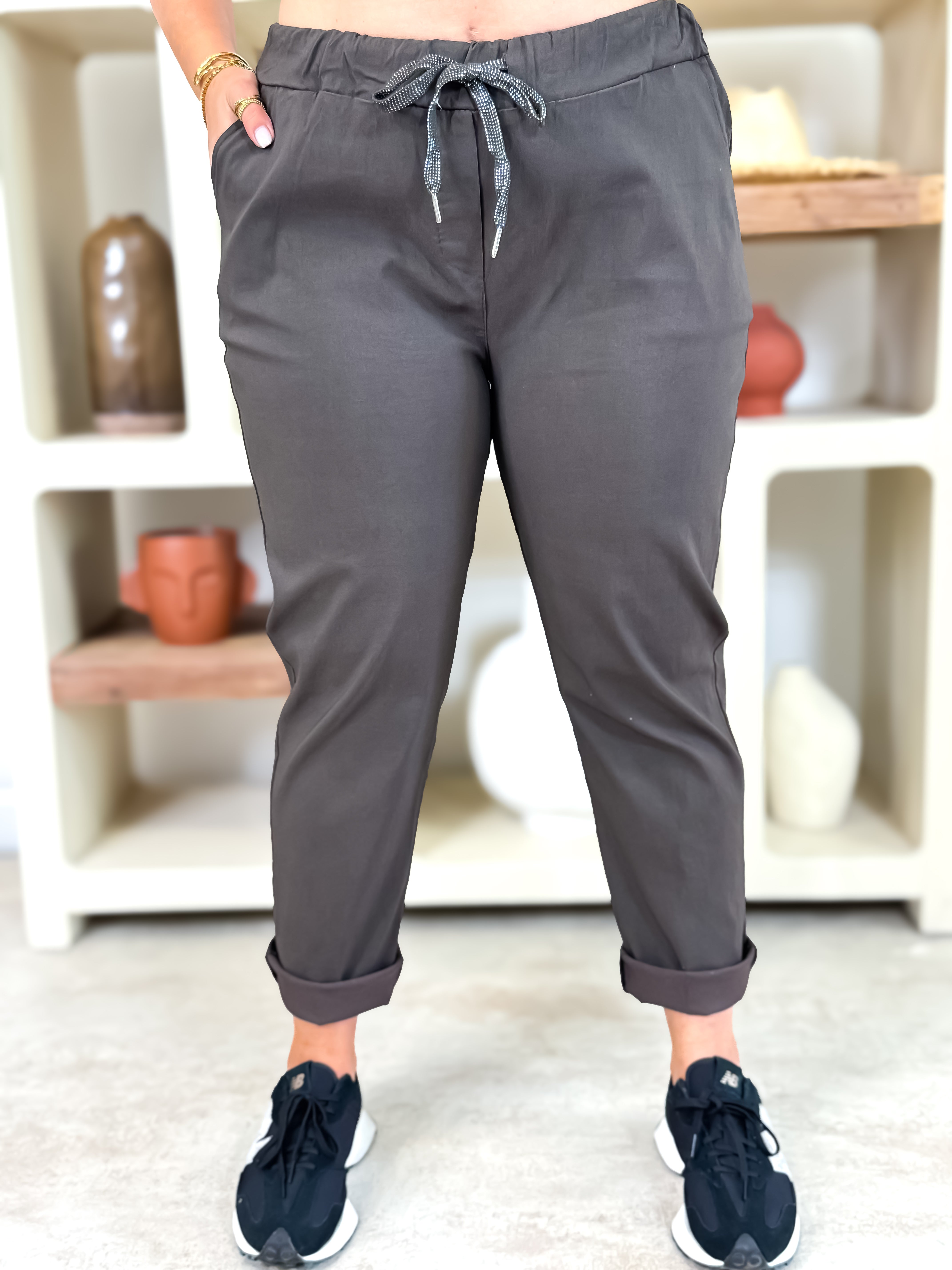Pantalon magique - Jena - Chocolat