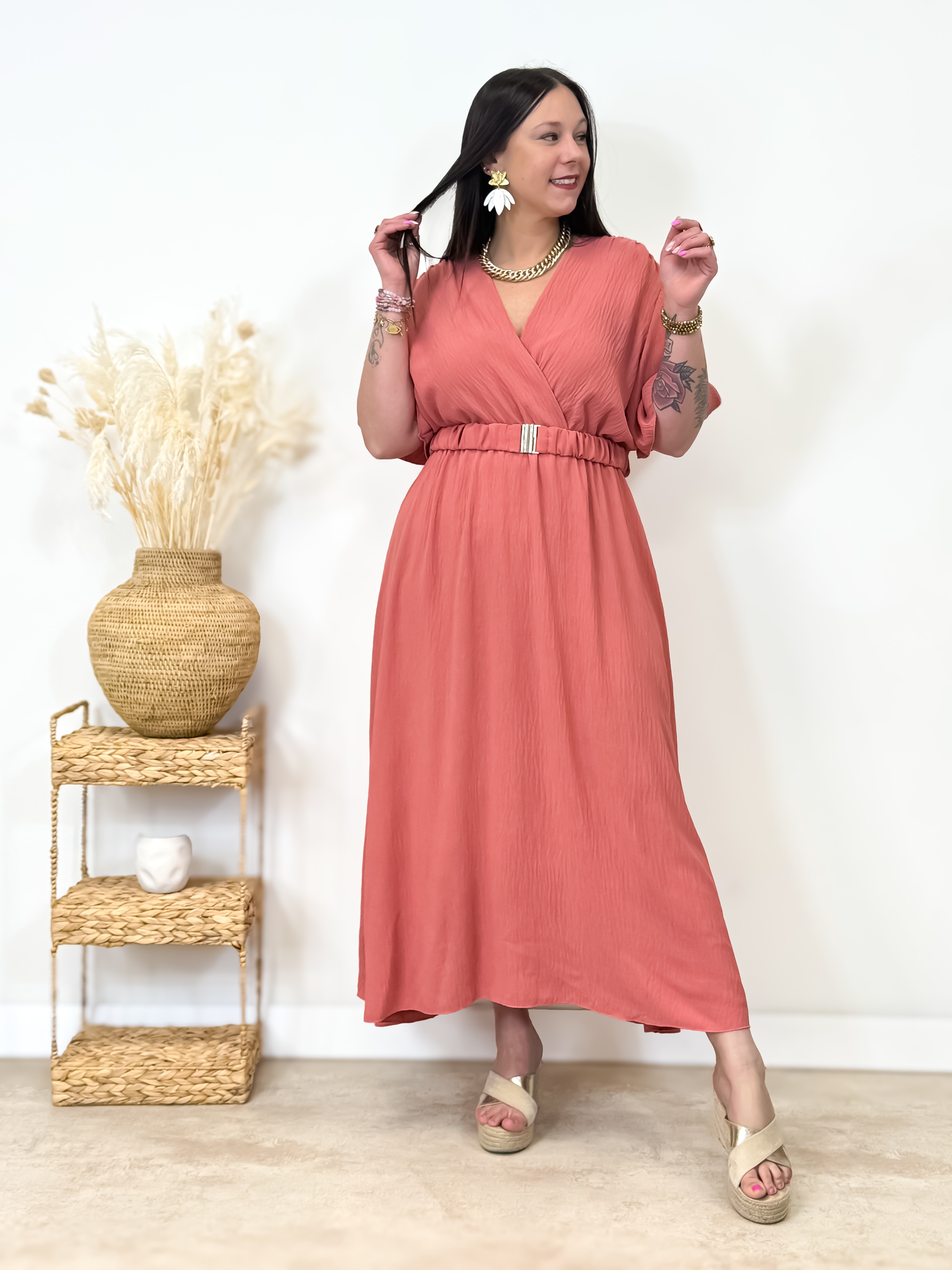 Robe - Maya - Terracotta