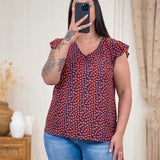 Blouse - Maya - Bleu marine