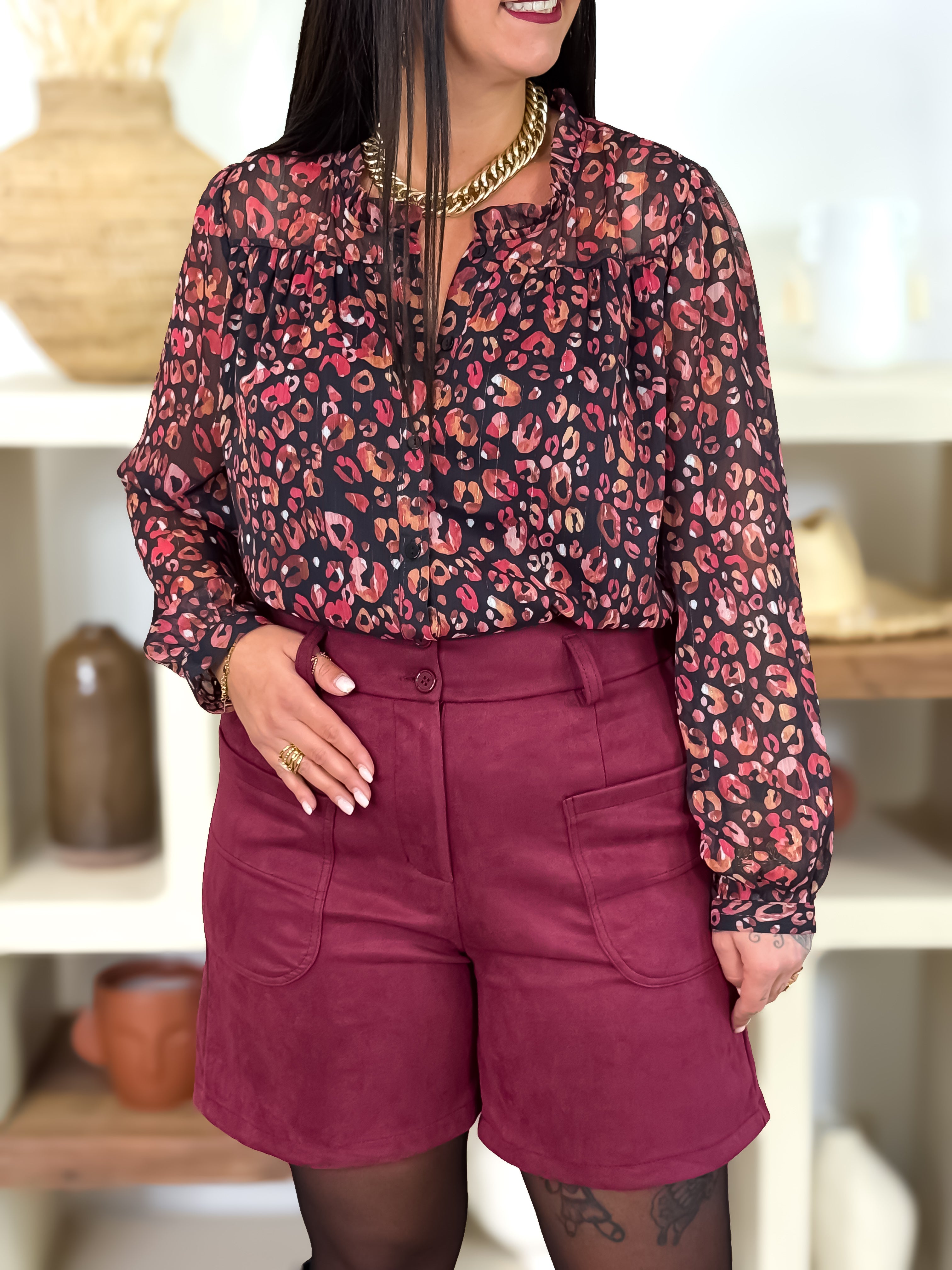 Short - Nelisa - Bordeaux