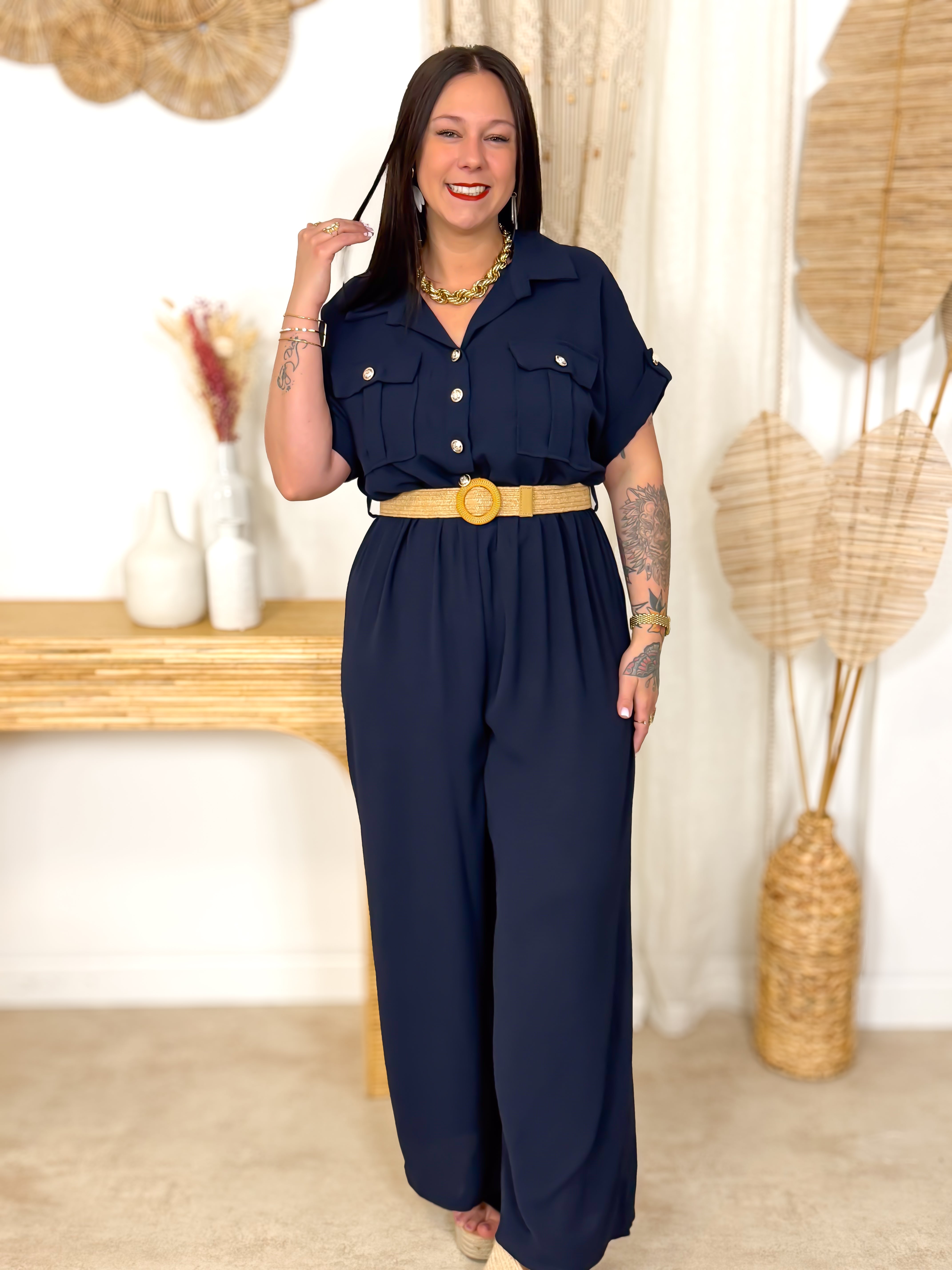 Jumpsuit - Bernadette - Zwart