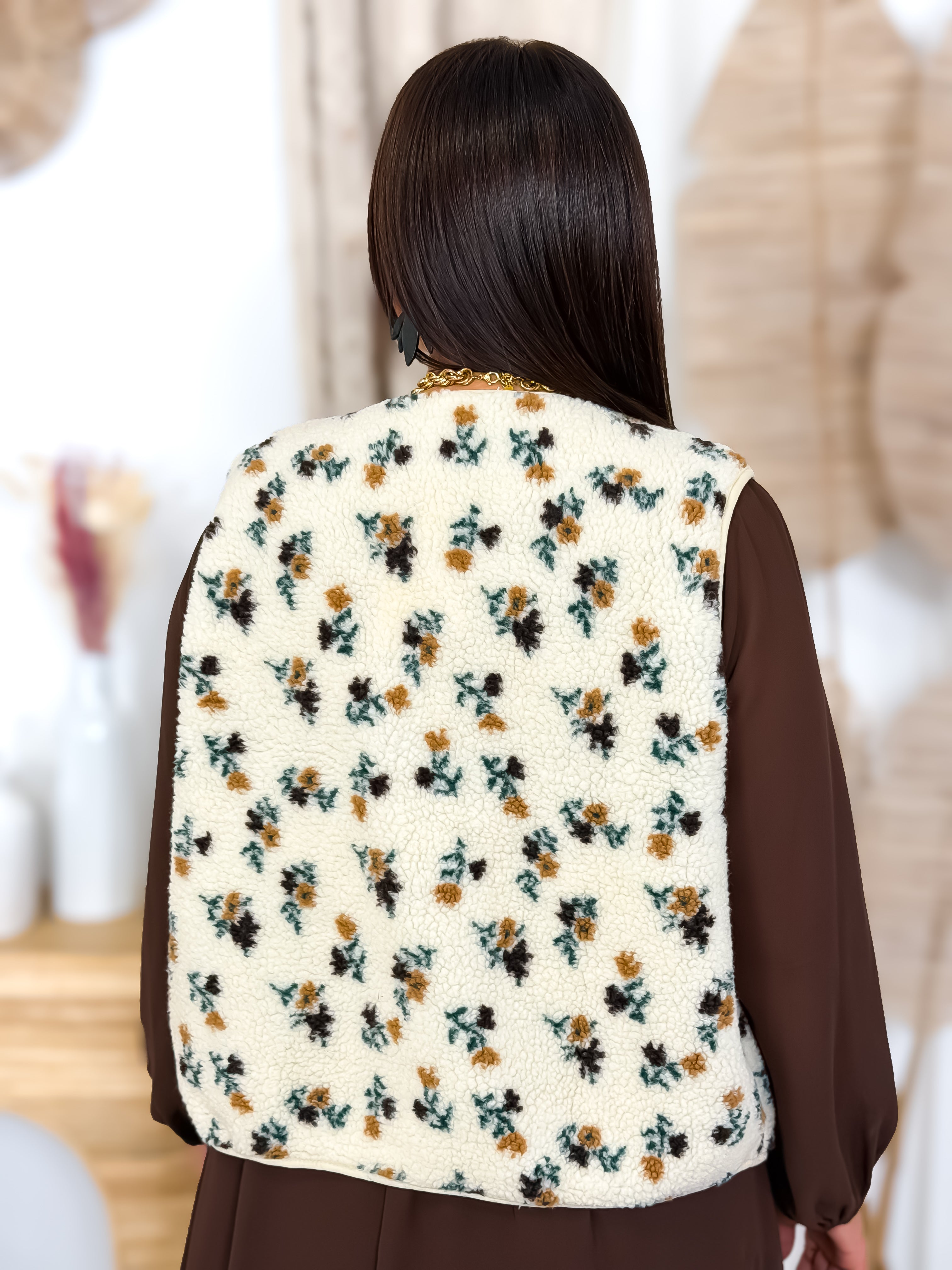 Veste sans manches - Matelya - Ecru