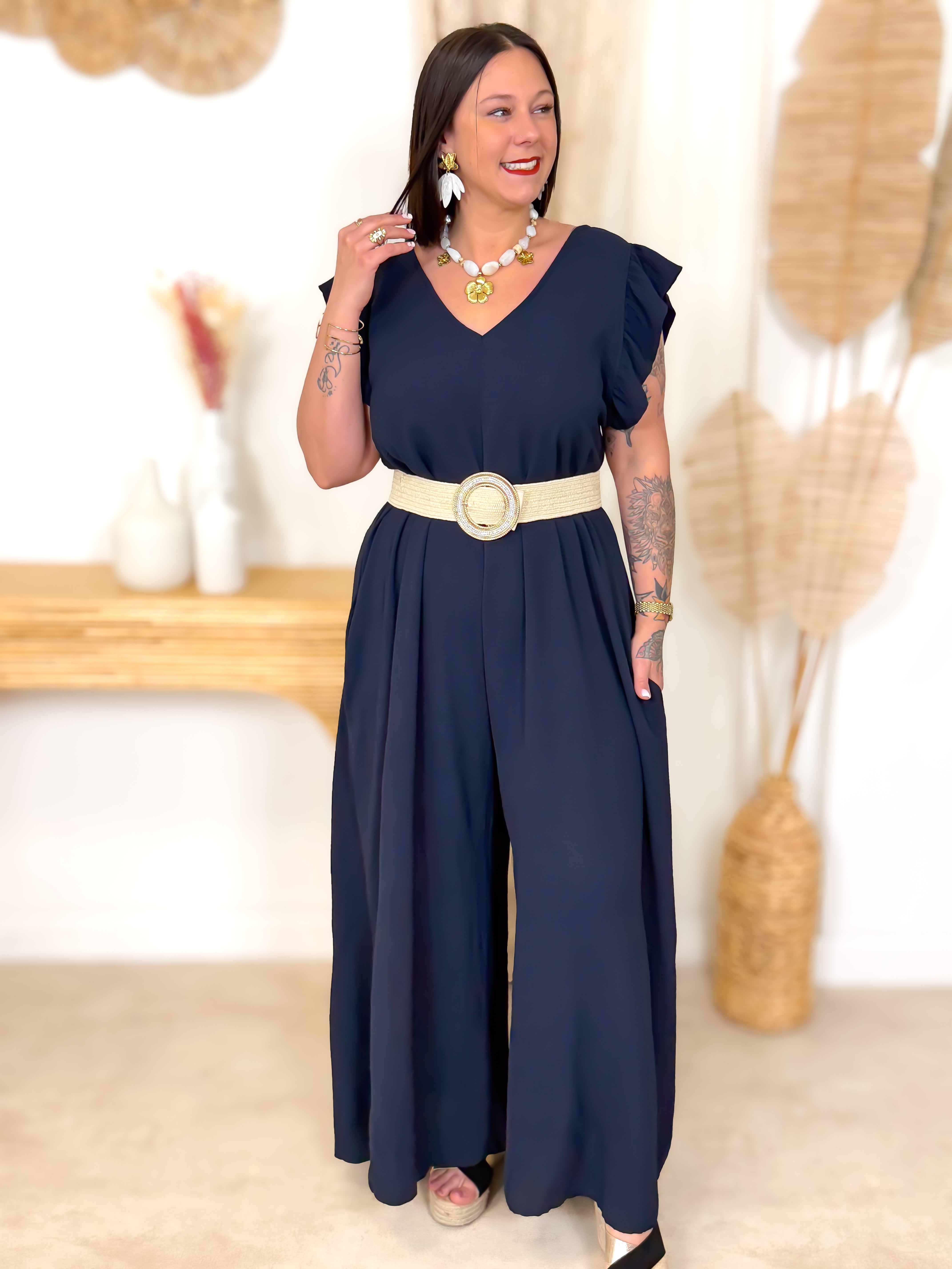 Jumpsuit - Bernadette - Zwart
