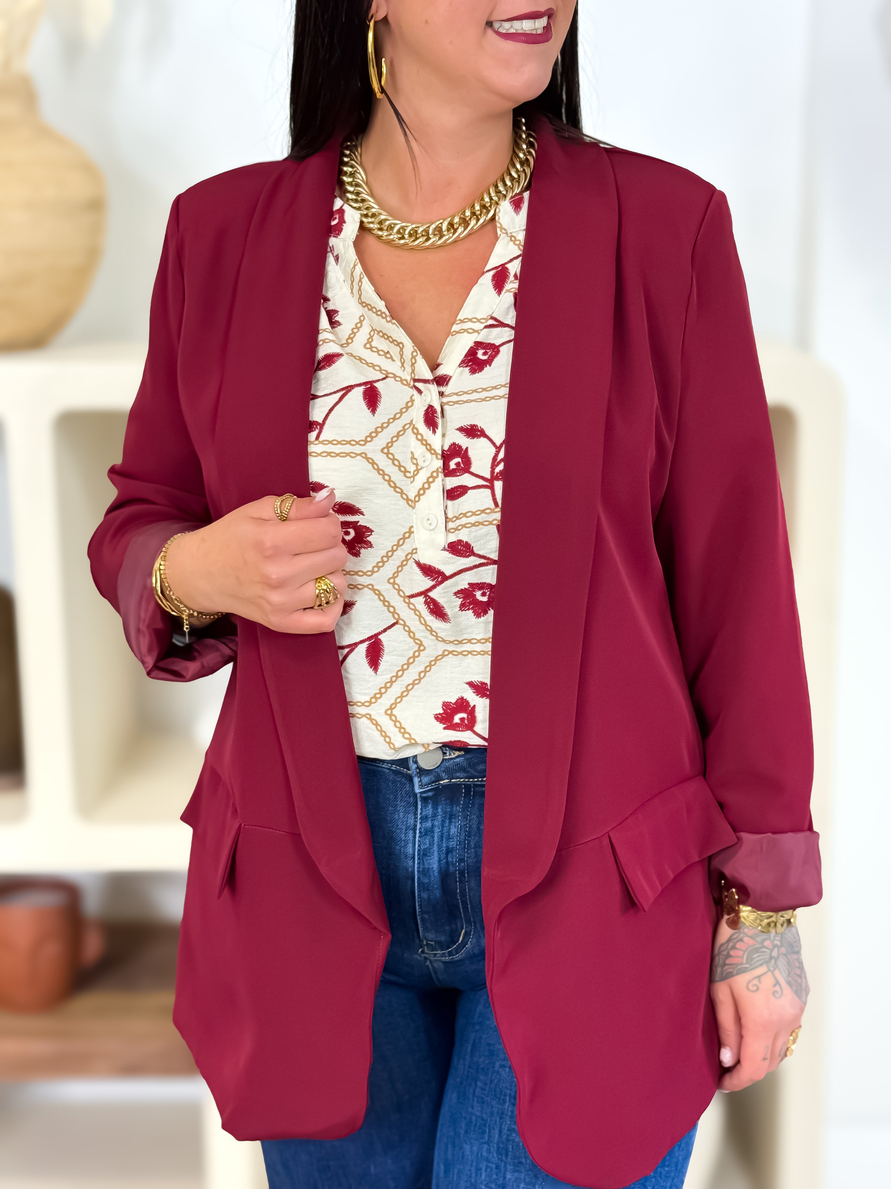 Blazer - Thalya - Bordeaux