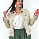 Veste en jeans - Zelya - Beige