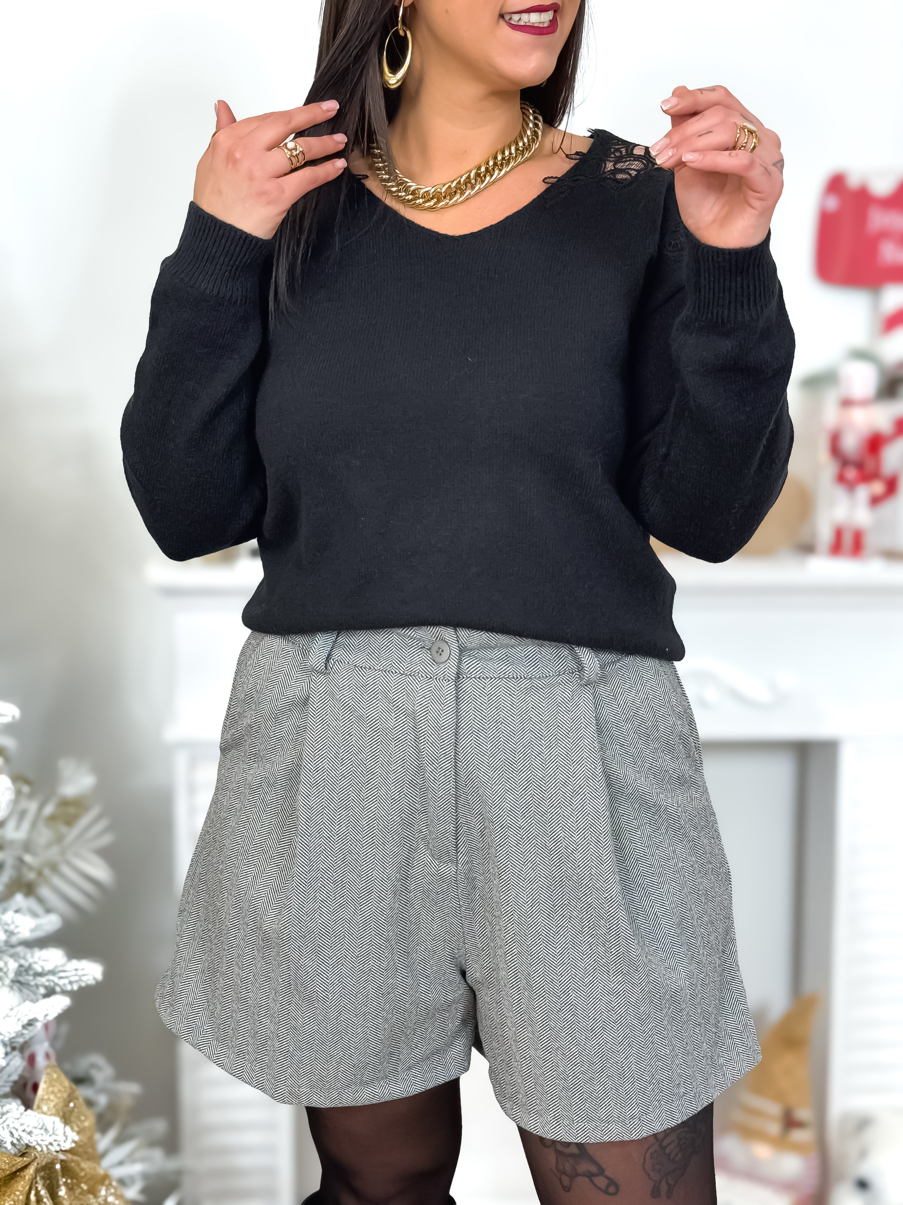 Short - Axelle - Gris