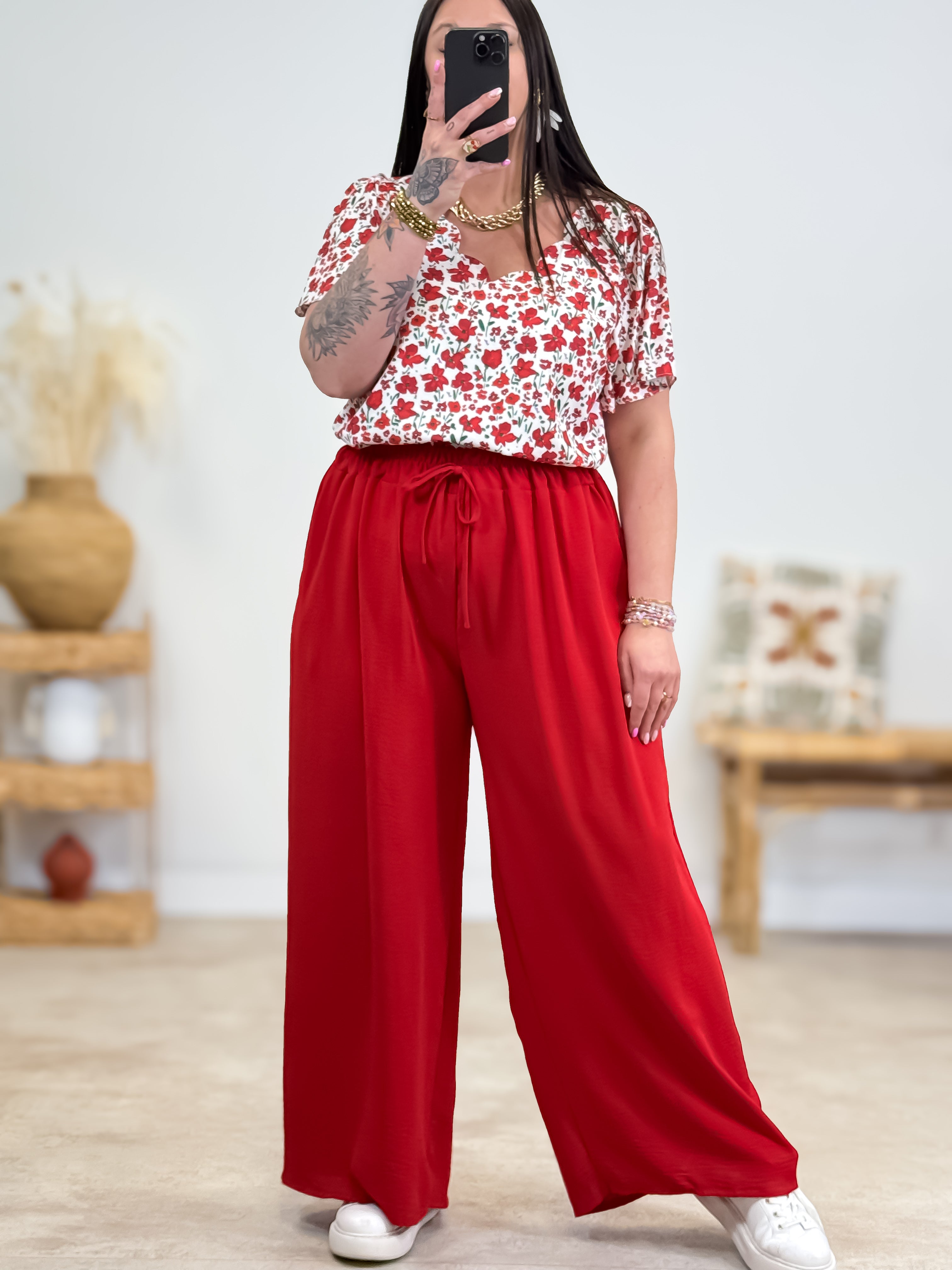 Palazzo - Fanny - Rouge