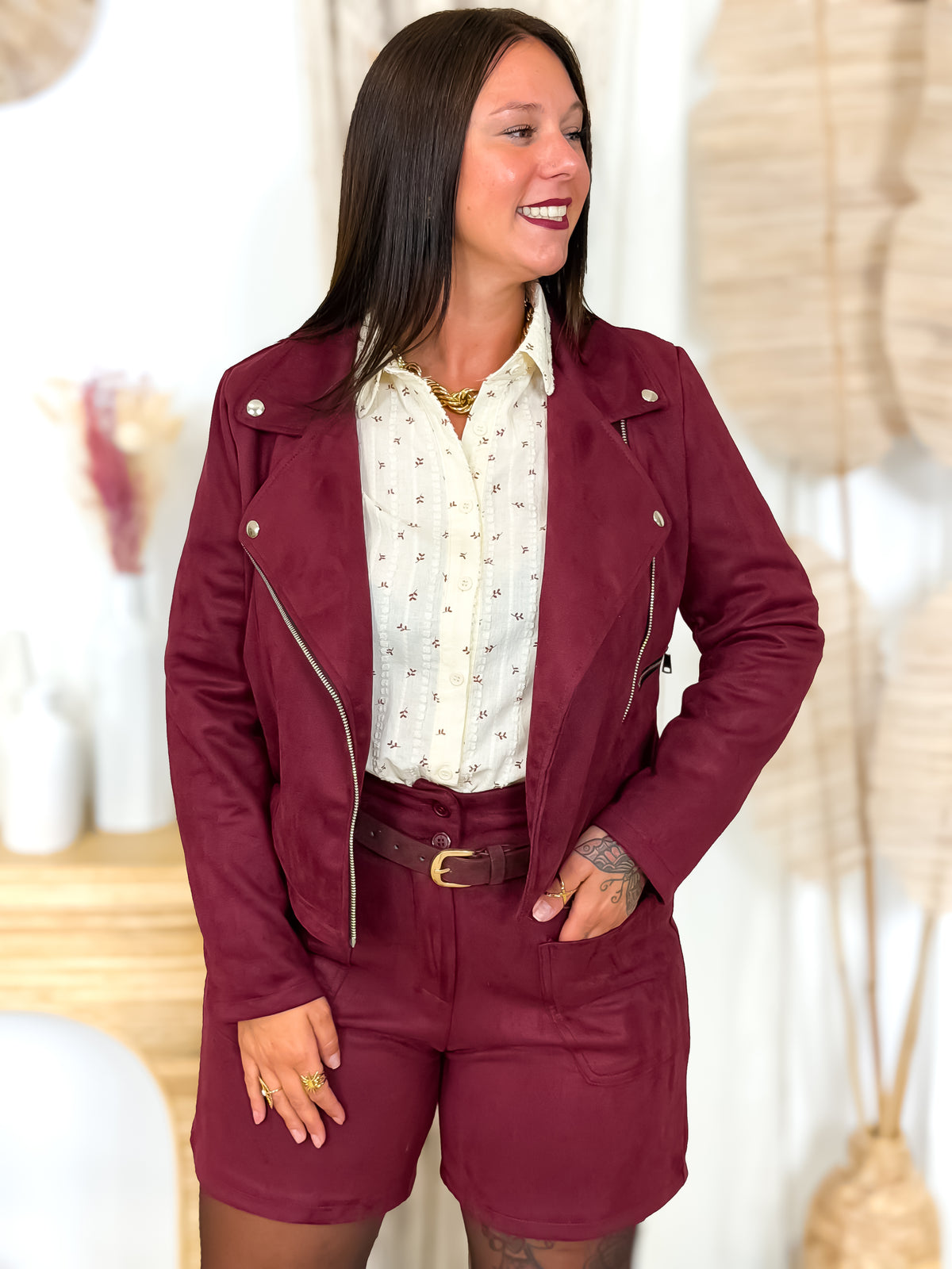 Short - Nelisa - Bordeaux