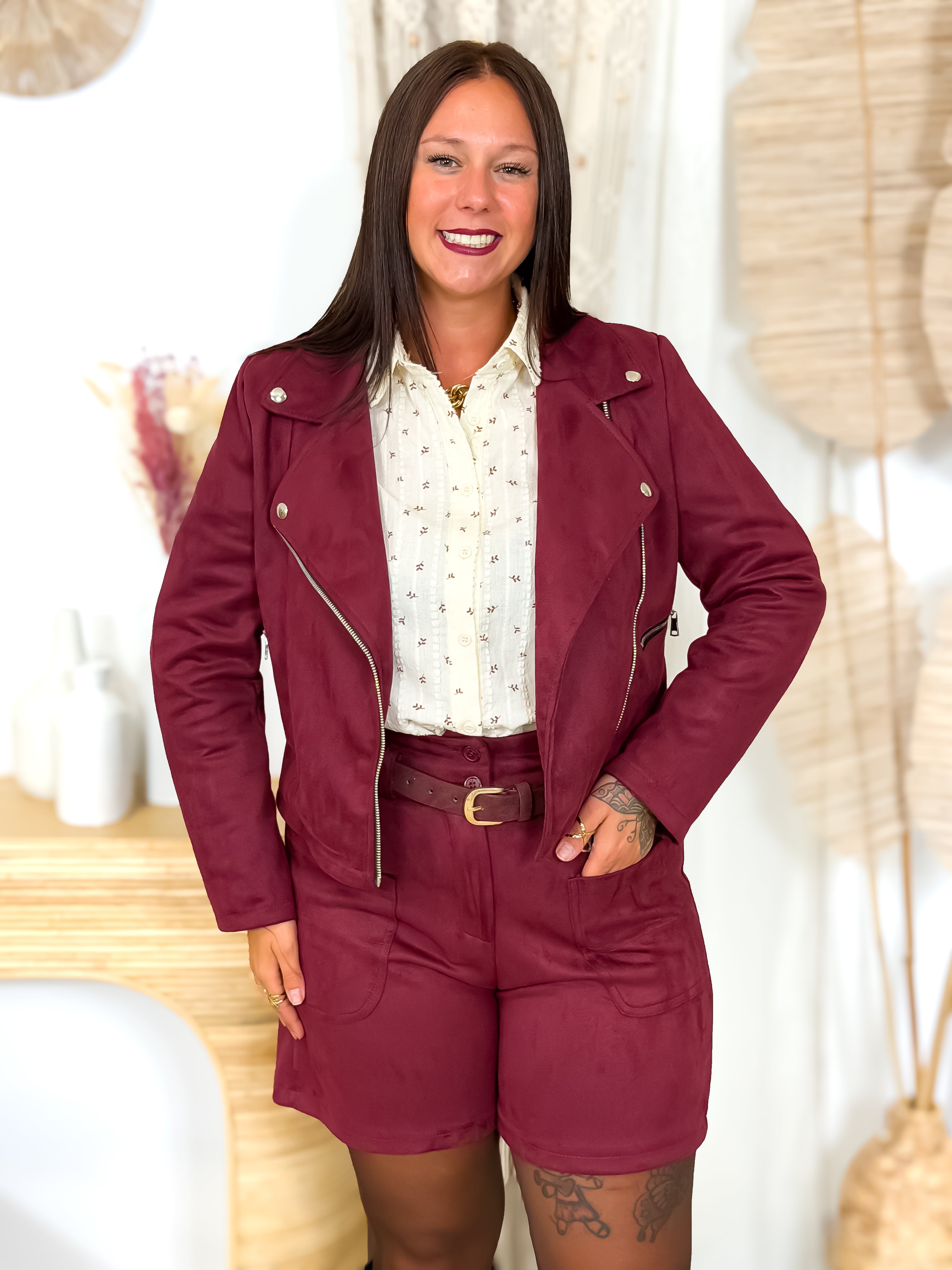 Short - Nelisa - Bordeaux