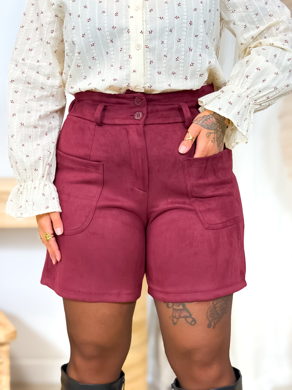 Short - Nelisa - Bordeaux