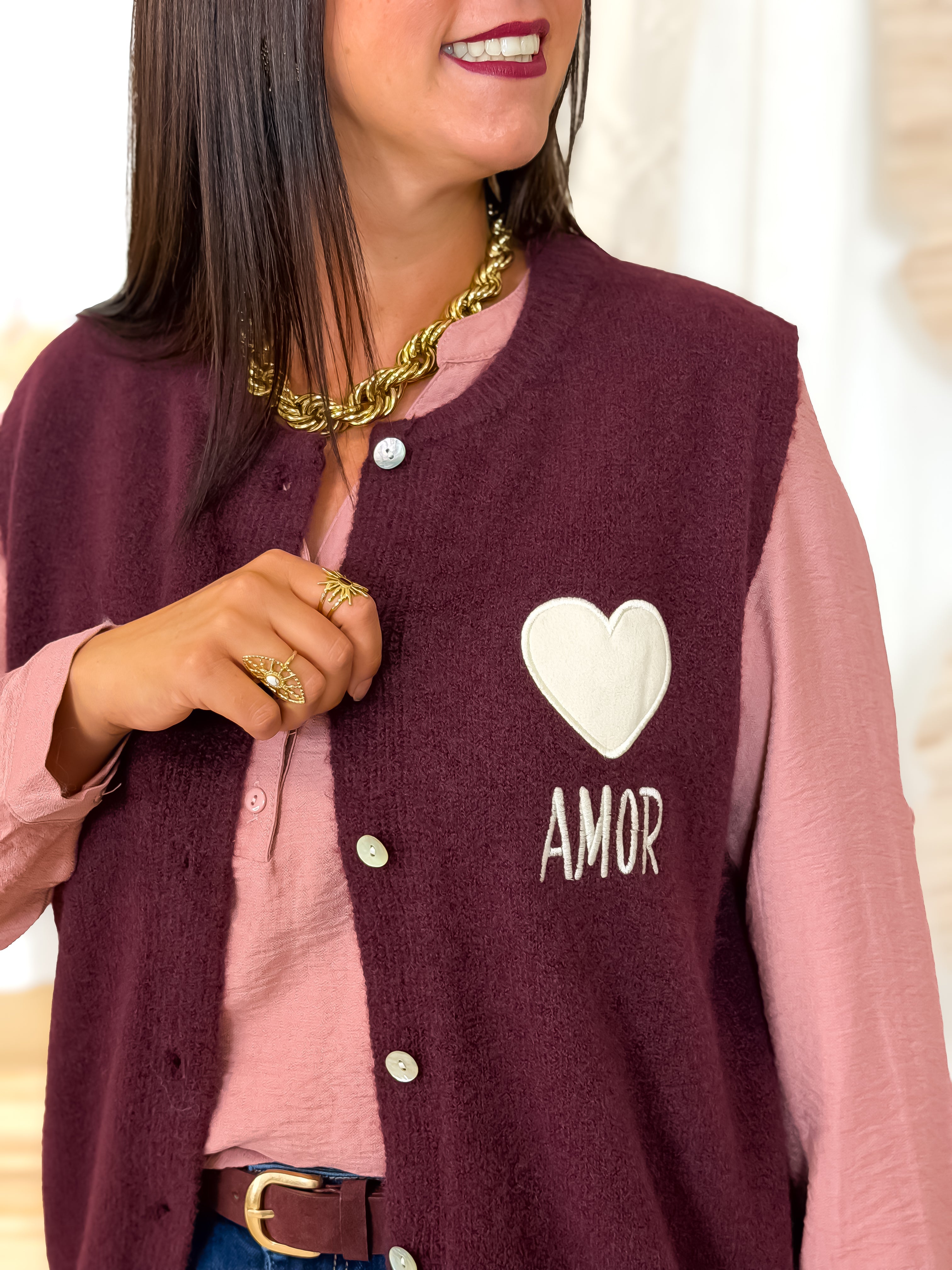 Gilet sans manches - Lovies - Bordeaux